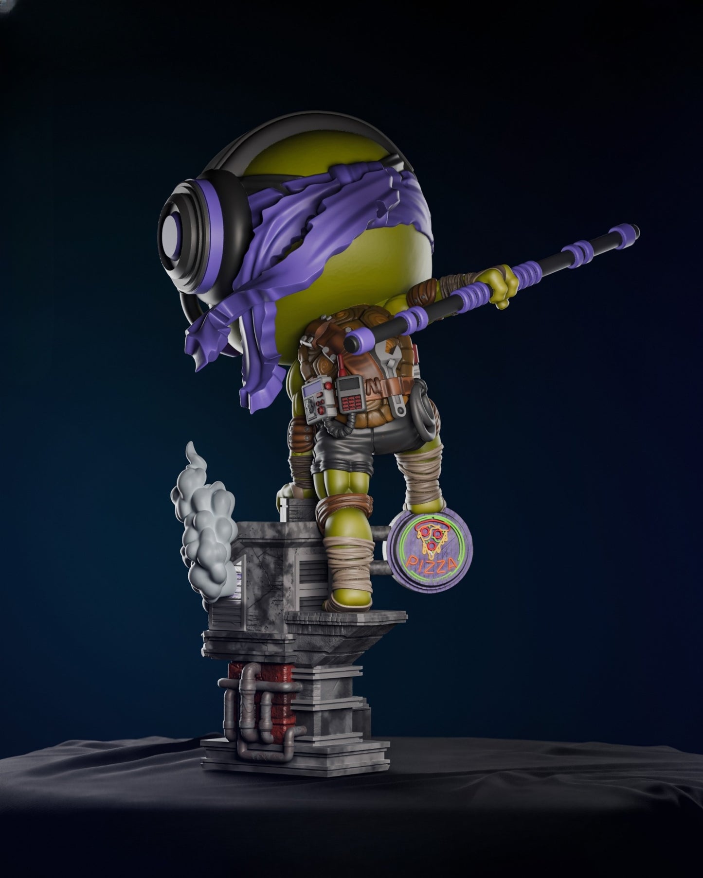 1074 Donatello Chibi - STL 3D Print Files