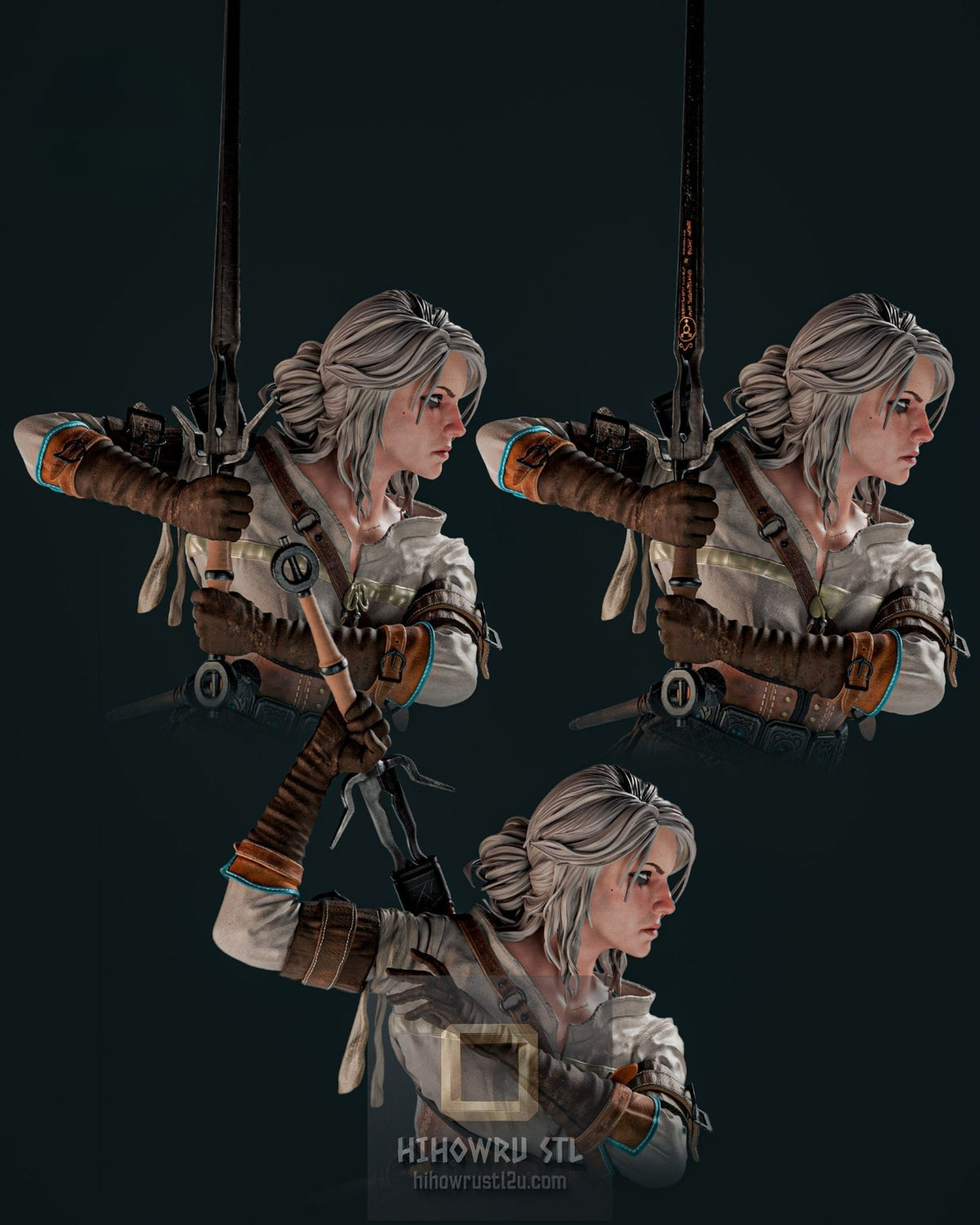 2091 CIRI_The Witcher IV (5312) - STL 3D Print Files
