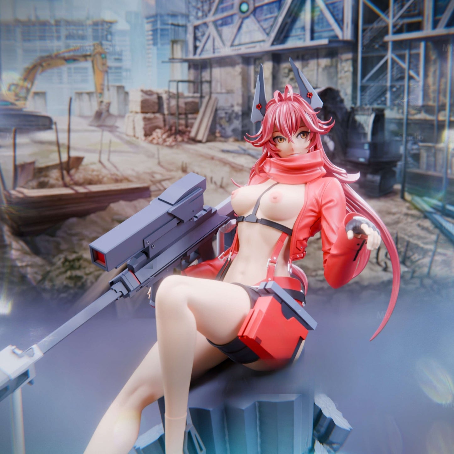 1465 Red Hood_Nikke NSFW - STL 3D Print Files