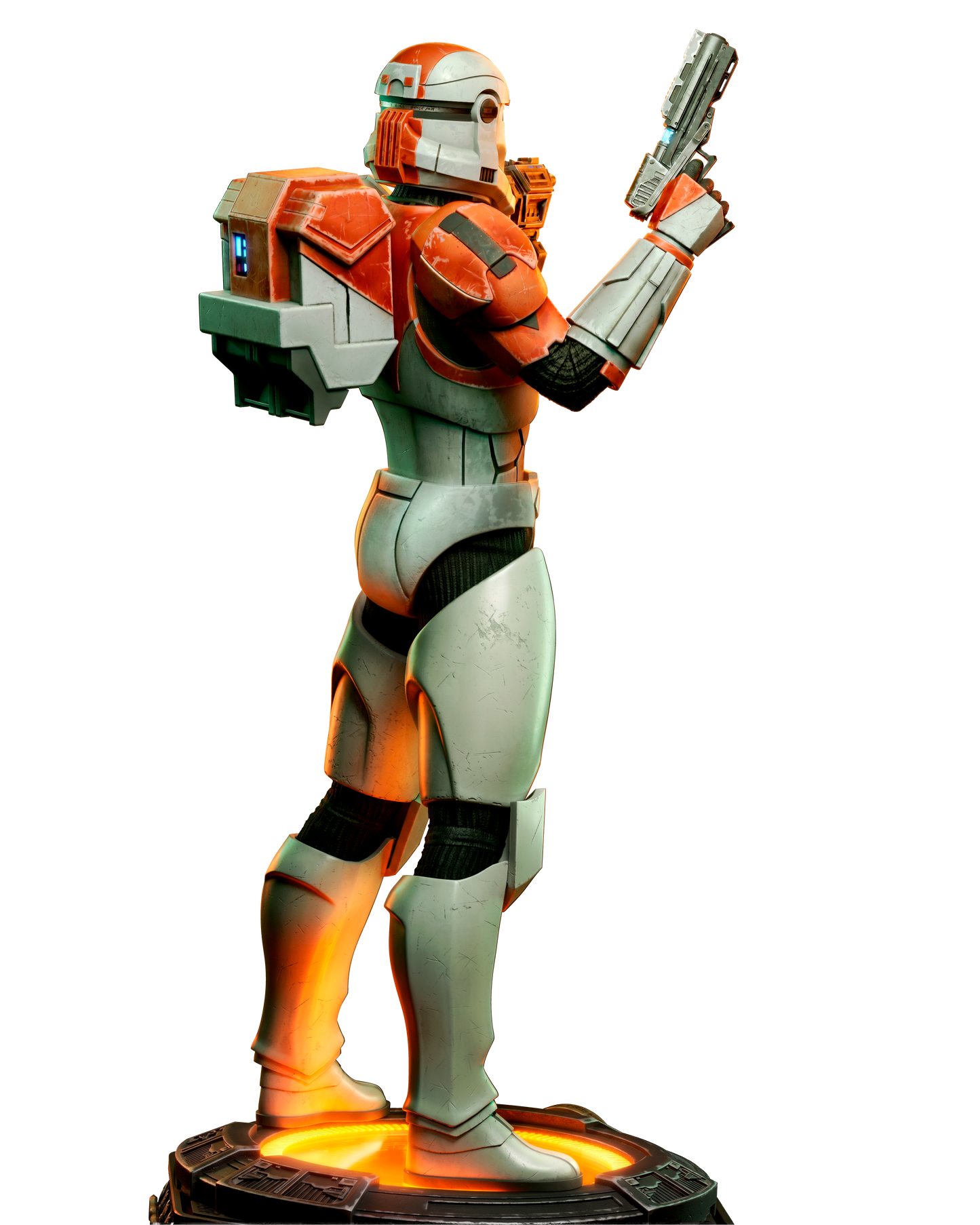 1267 Clone Commando Boss_Star Wars - STL 3D Print File