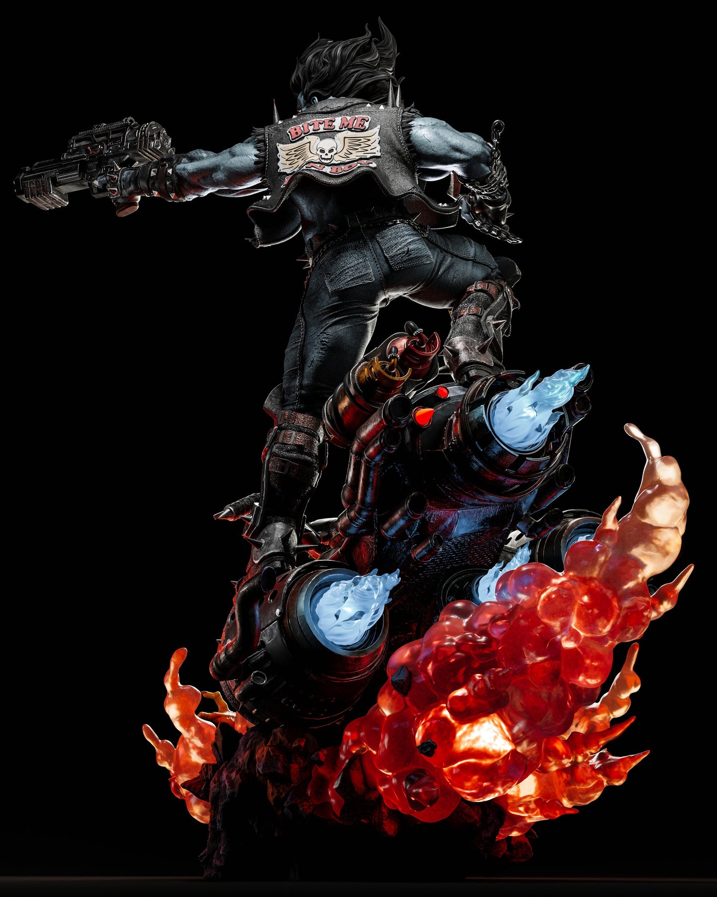 0988 Lobo - DC Comics (2351) - STL 3D Print Files