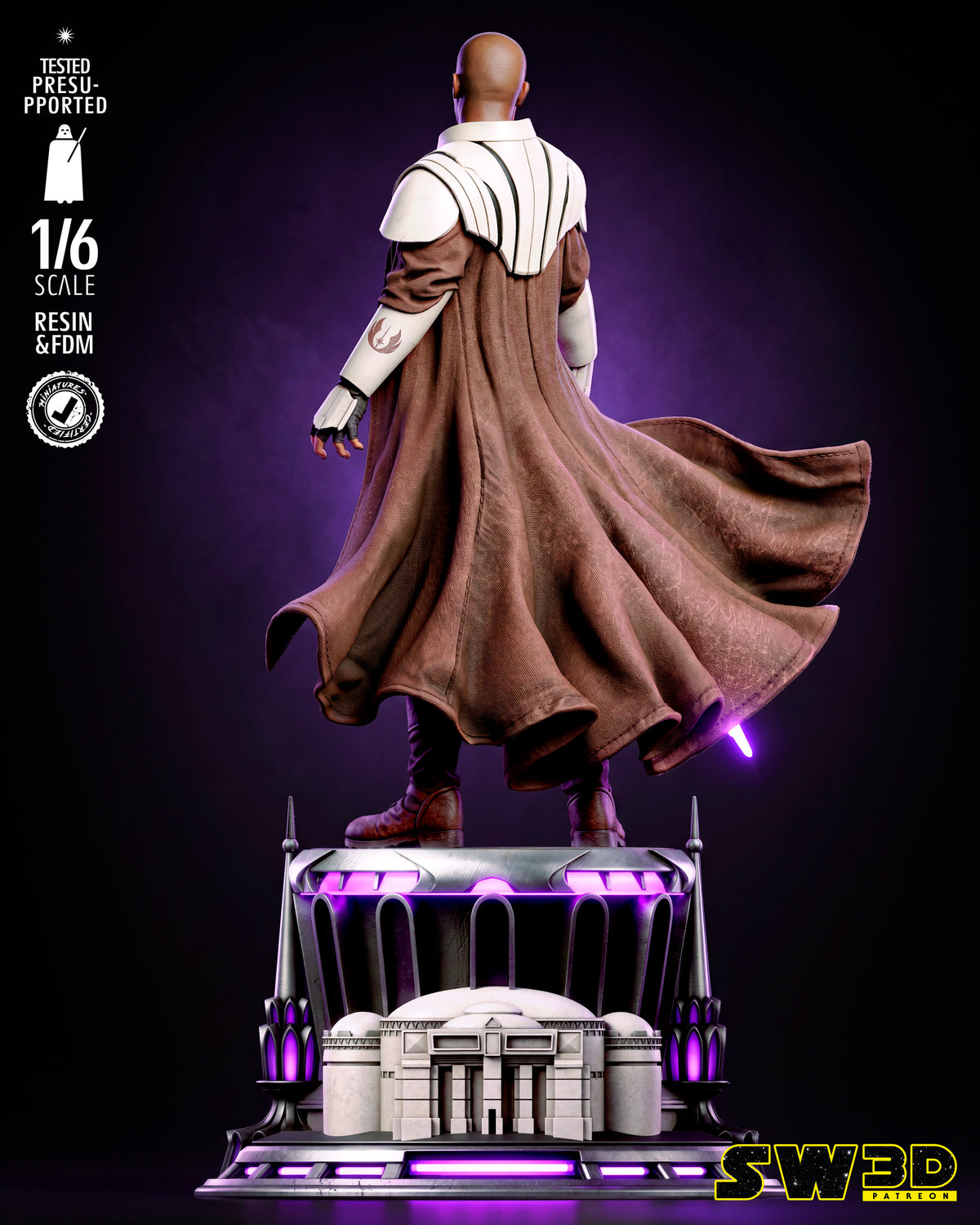 2125 Mace Windu_Star Wars - STL 3D Print Files