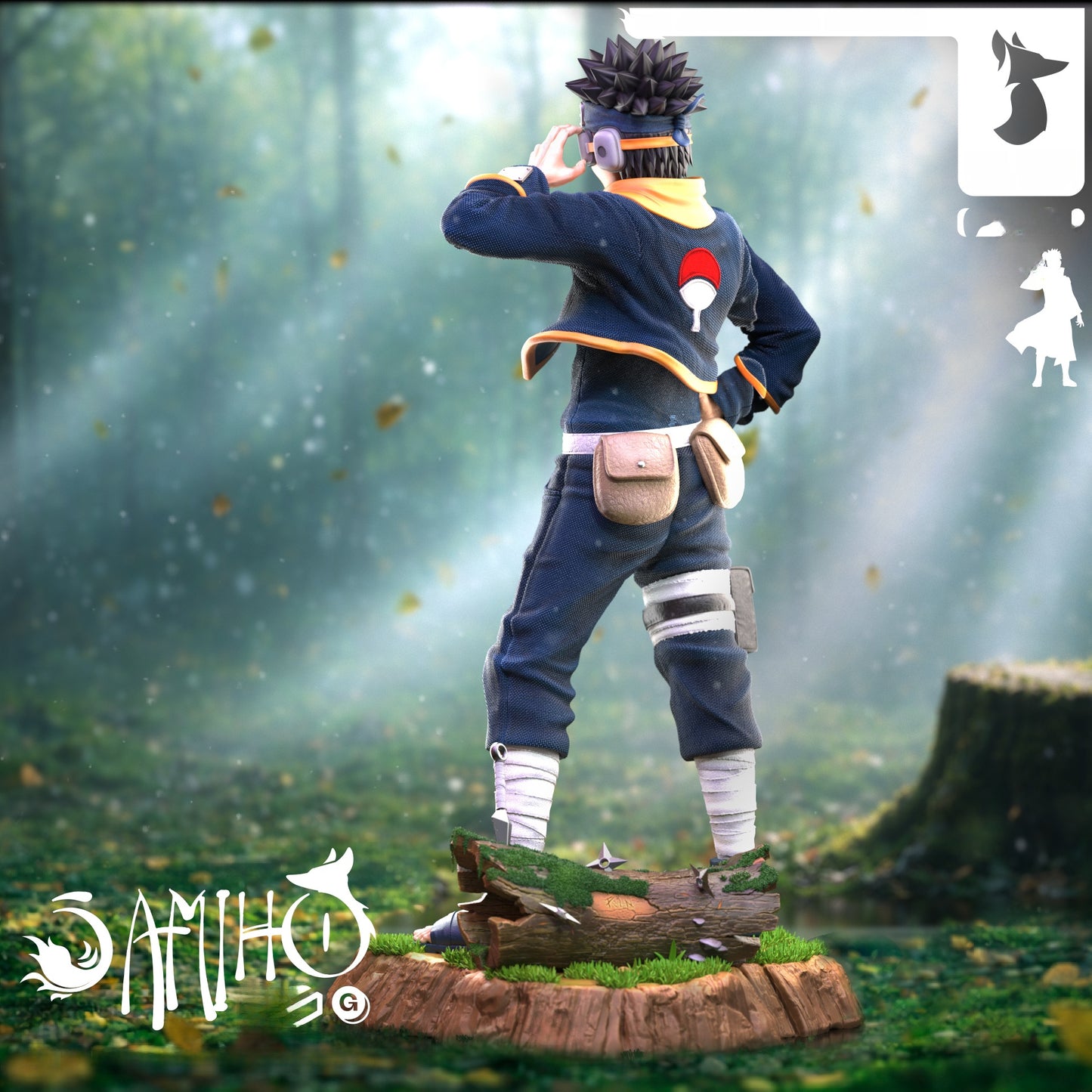 1432 Young Uchiha Obito_Naruto - STL 3D Print Files