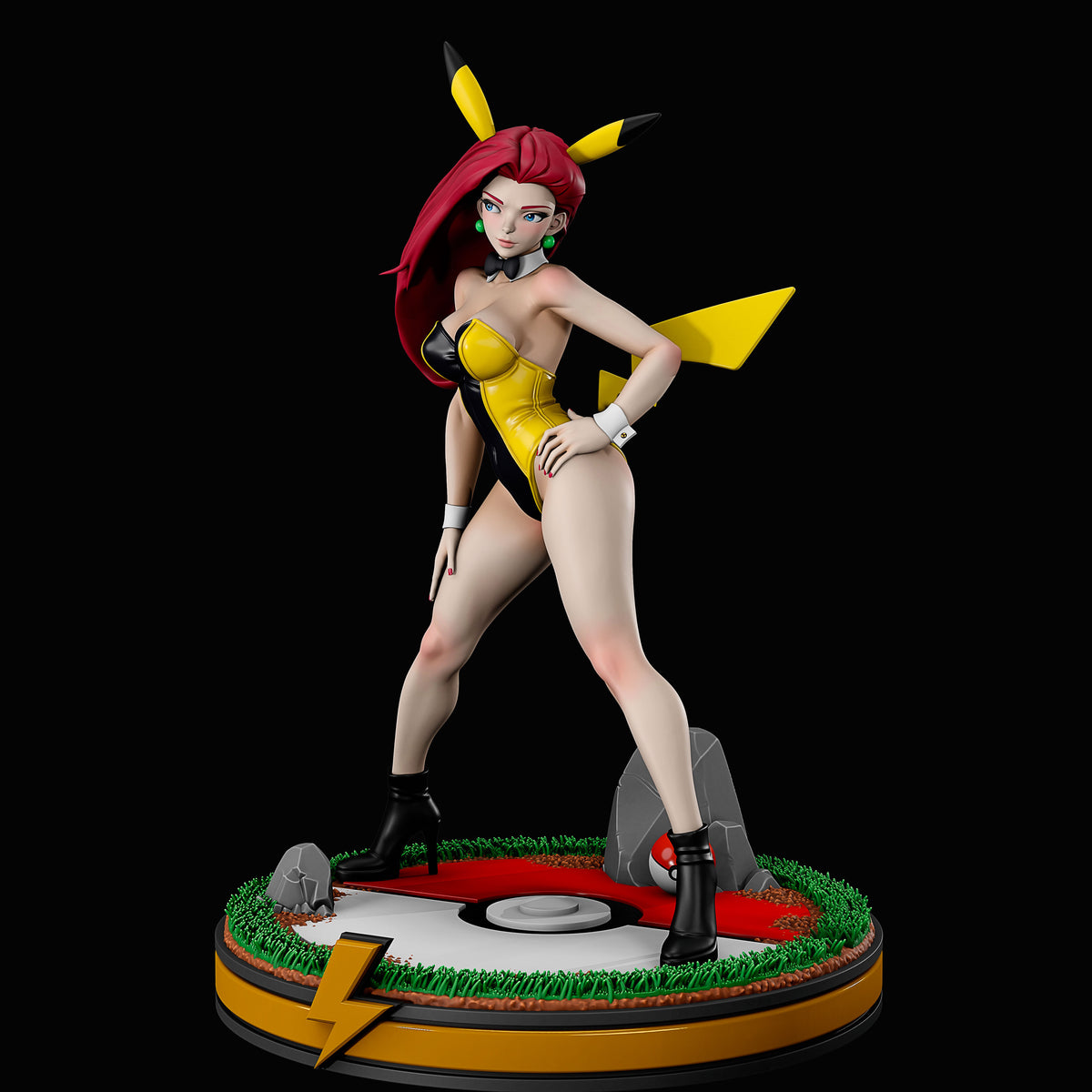 2147 Jessie Pokemon NSFW - STL 3D Print Files