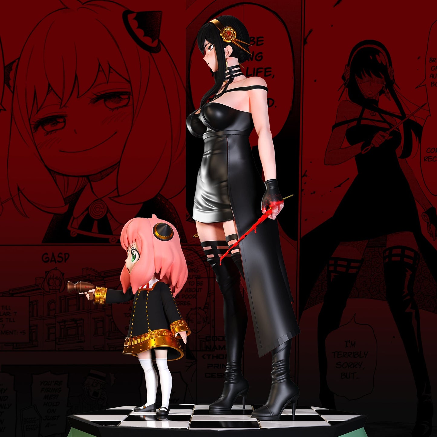 0705 Yor Forger NSFW and Anya Forger - Spy x Family (1364) - STL 3D Print Files