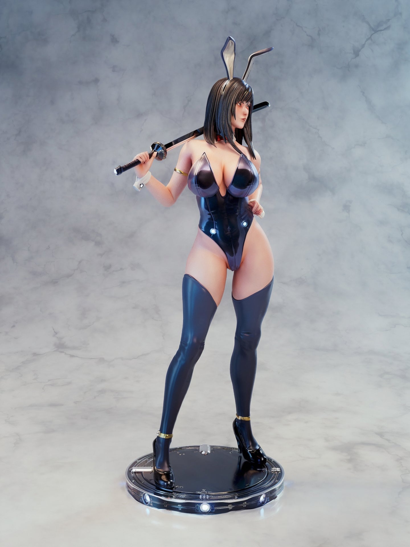 1060 Reika Shimohira_Gantz-O_Bunny Girl NSFW - STL 3D Print Files