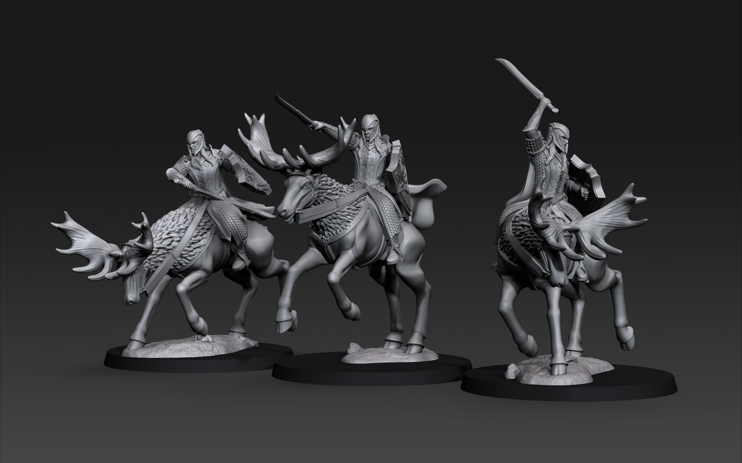 0695 Wood Elves Army Bundle - STL 3D Print Files