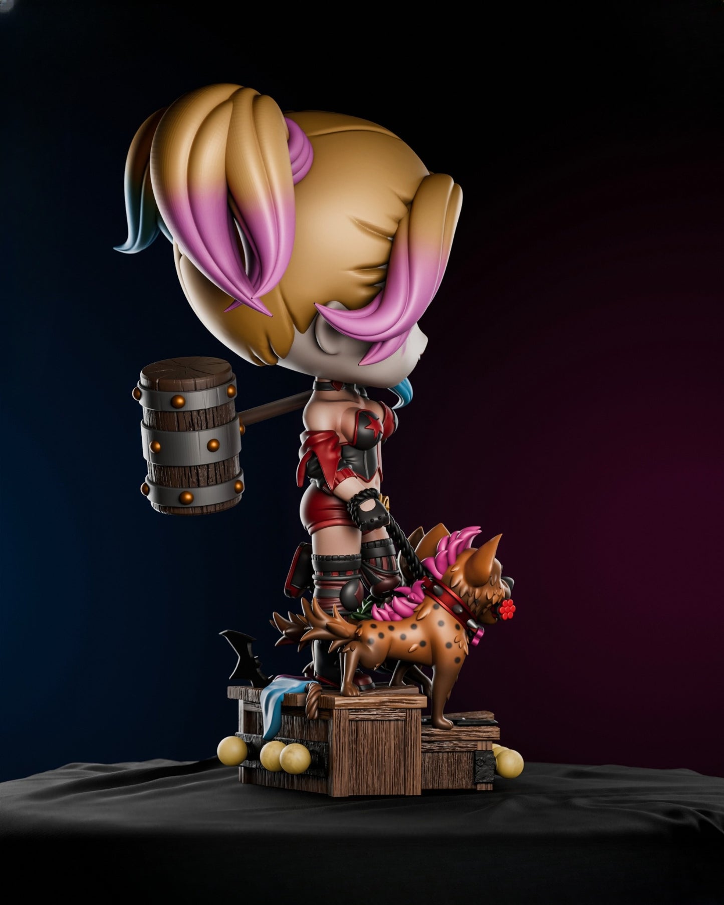 0579 Harley Quinn Chibi - STL 3D Print Files