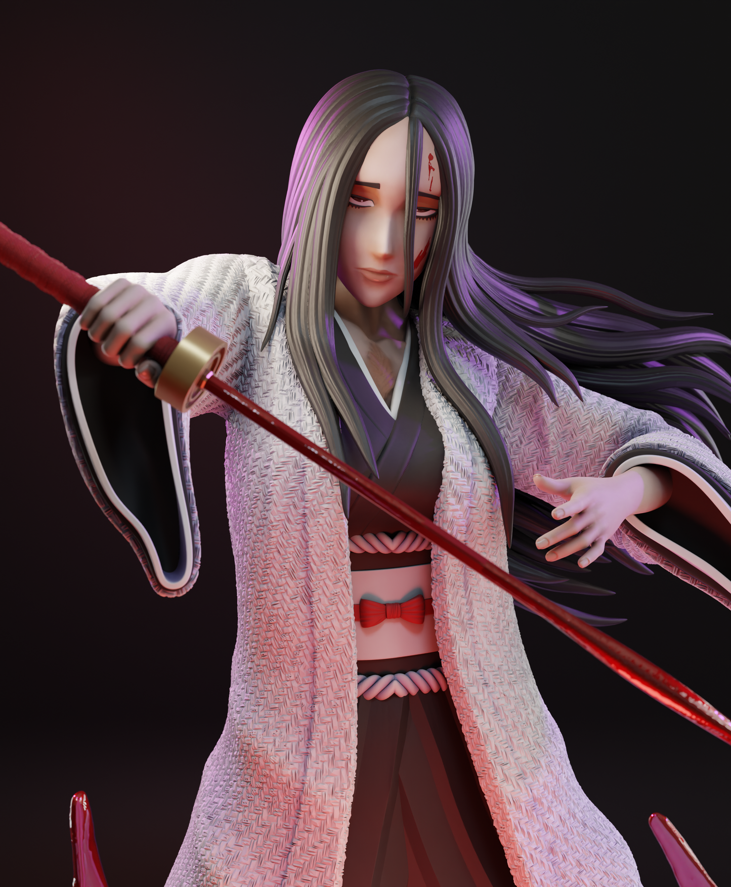 1238 Retsu Unohana_Bleach - STL 3D Print File