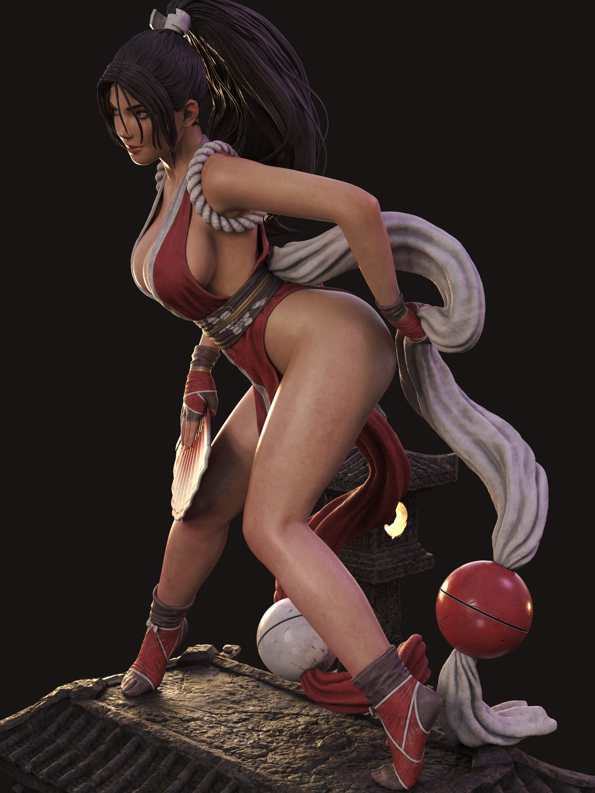 1733 Mai Shiranui_The King of Fighters - STL 3D Print Files