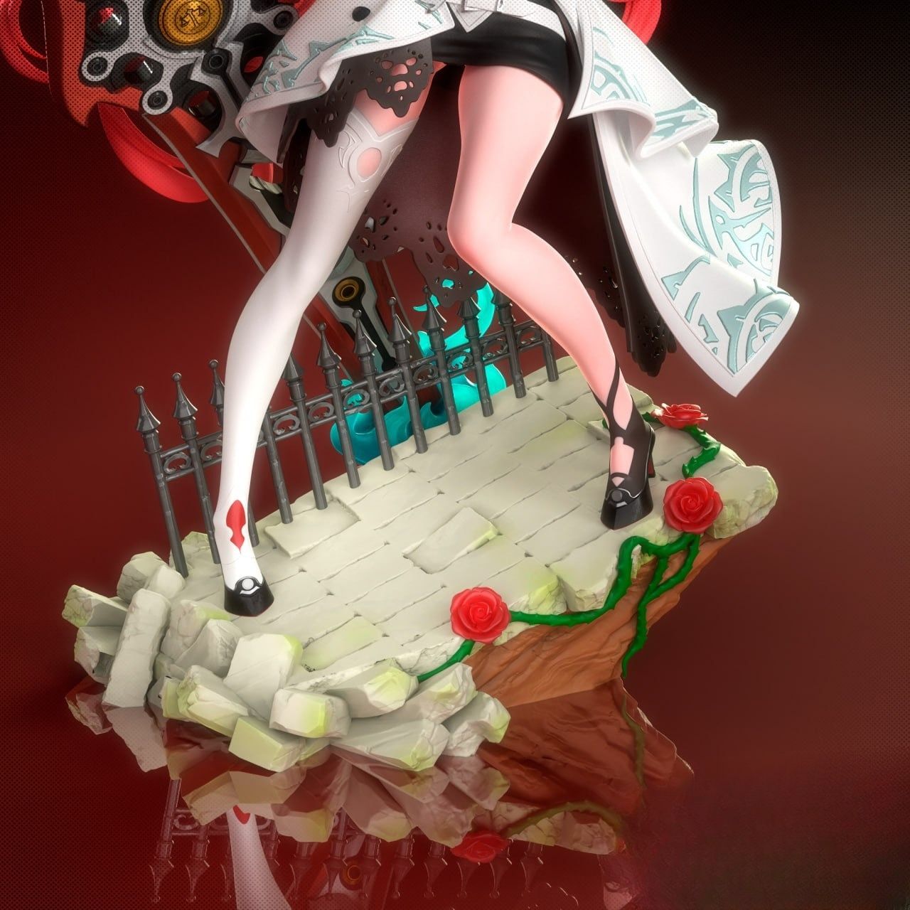 0370 Elizabeth Rose Bloodflame - STL 3D Print Files