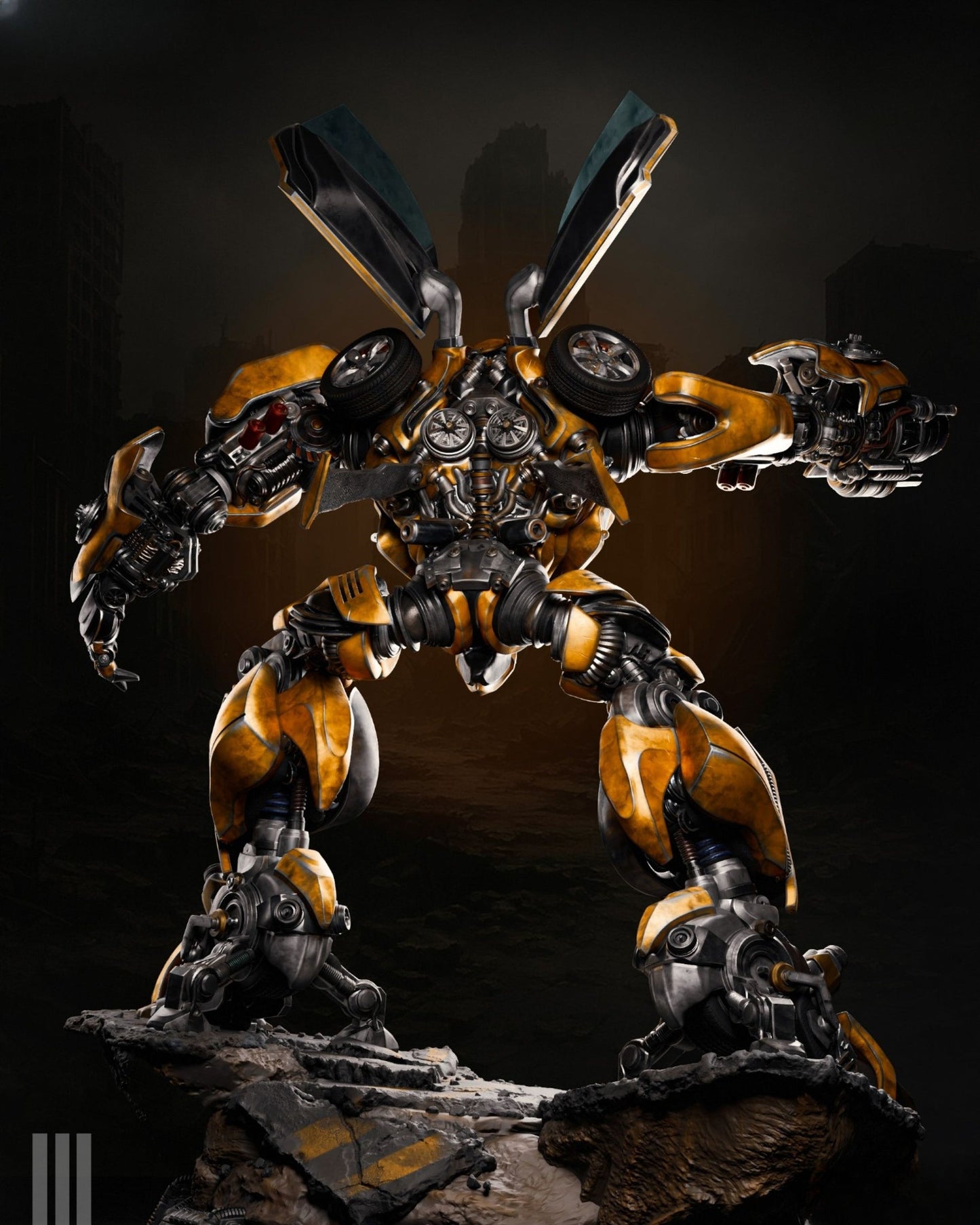 0506 Bumblebee - Transformers (4032) - STL 3D Print Files