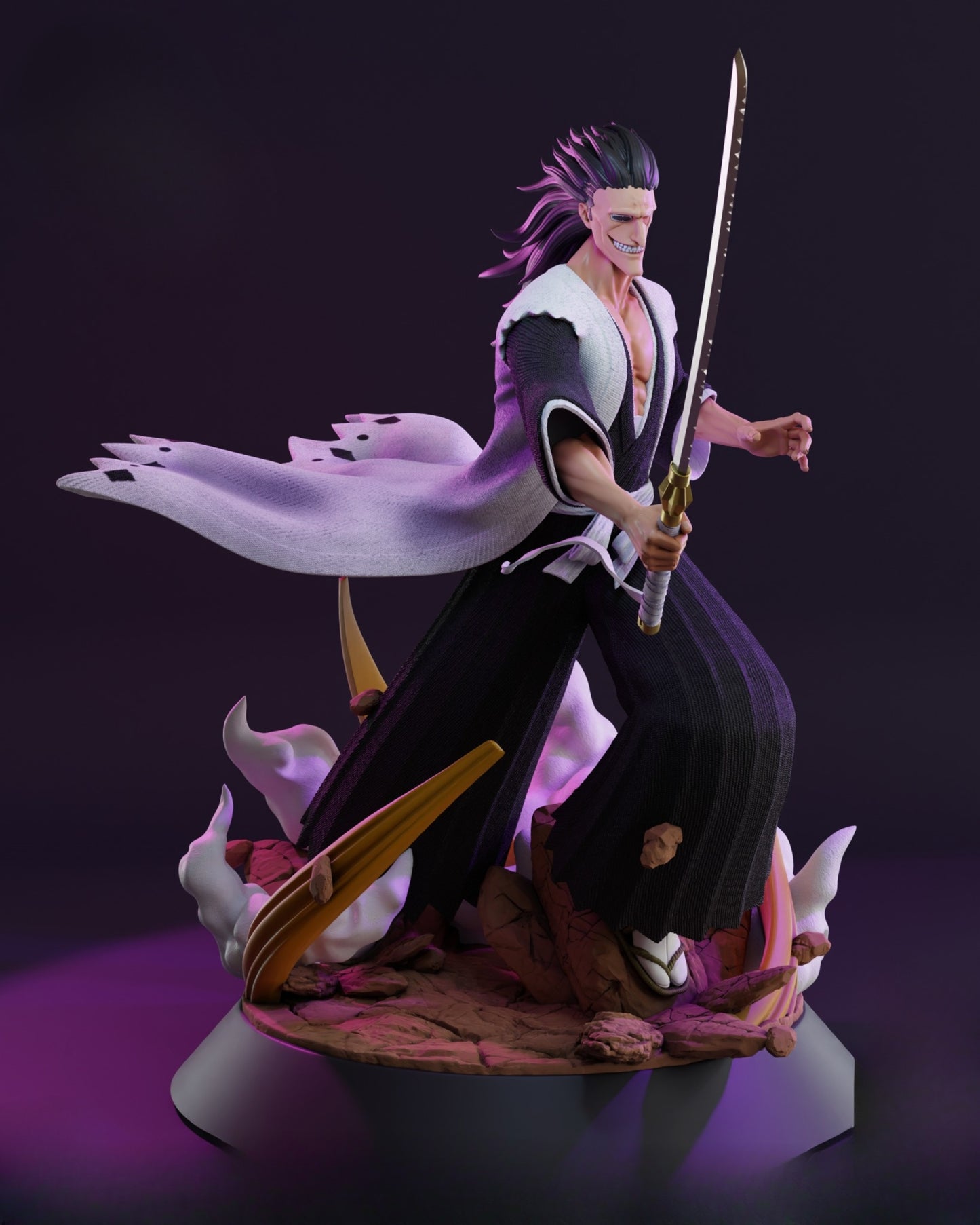 1239 Zaraki Kenpachi_Bleach - STL 3D Print File