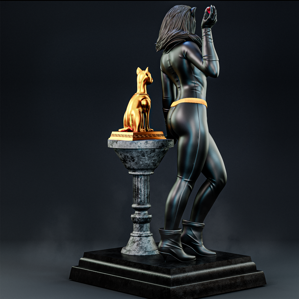 1024 Julie Newmar Catwoman NSFW - STL 3D Print Files