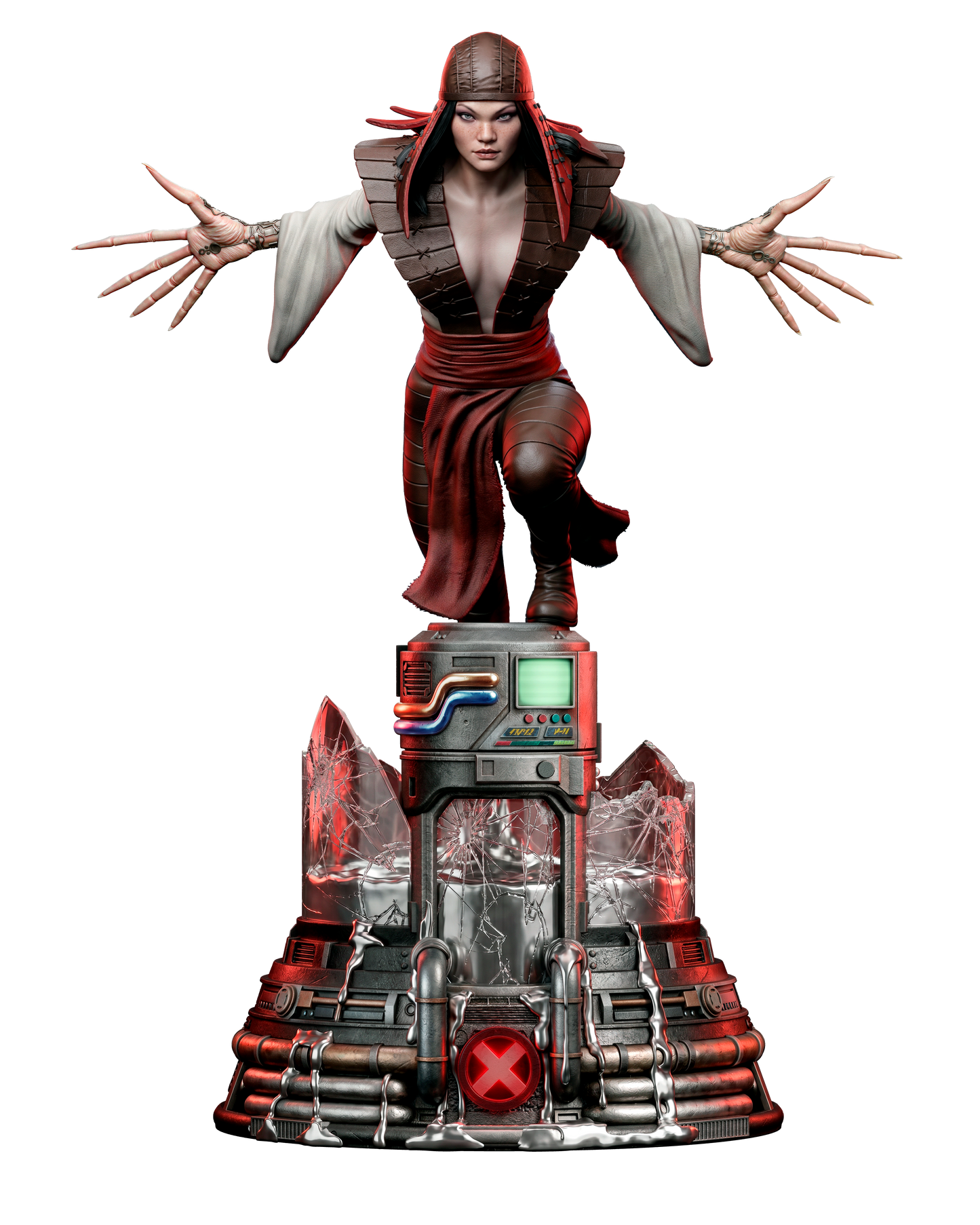 1058 Lady Deathstrike - STL 3D Print Files