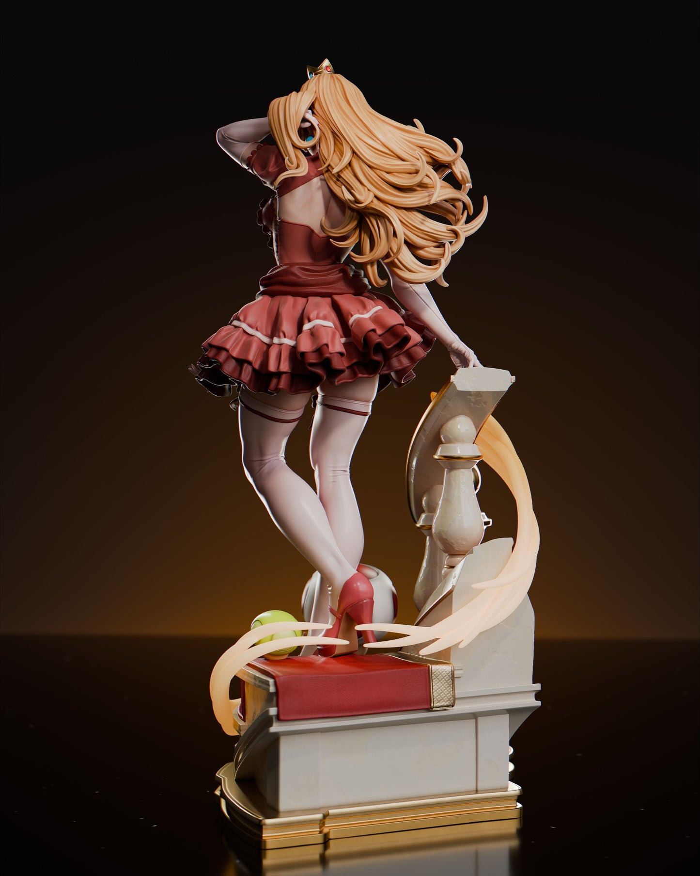0593 Princess Peach - STL 3D Print Files