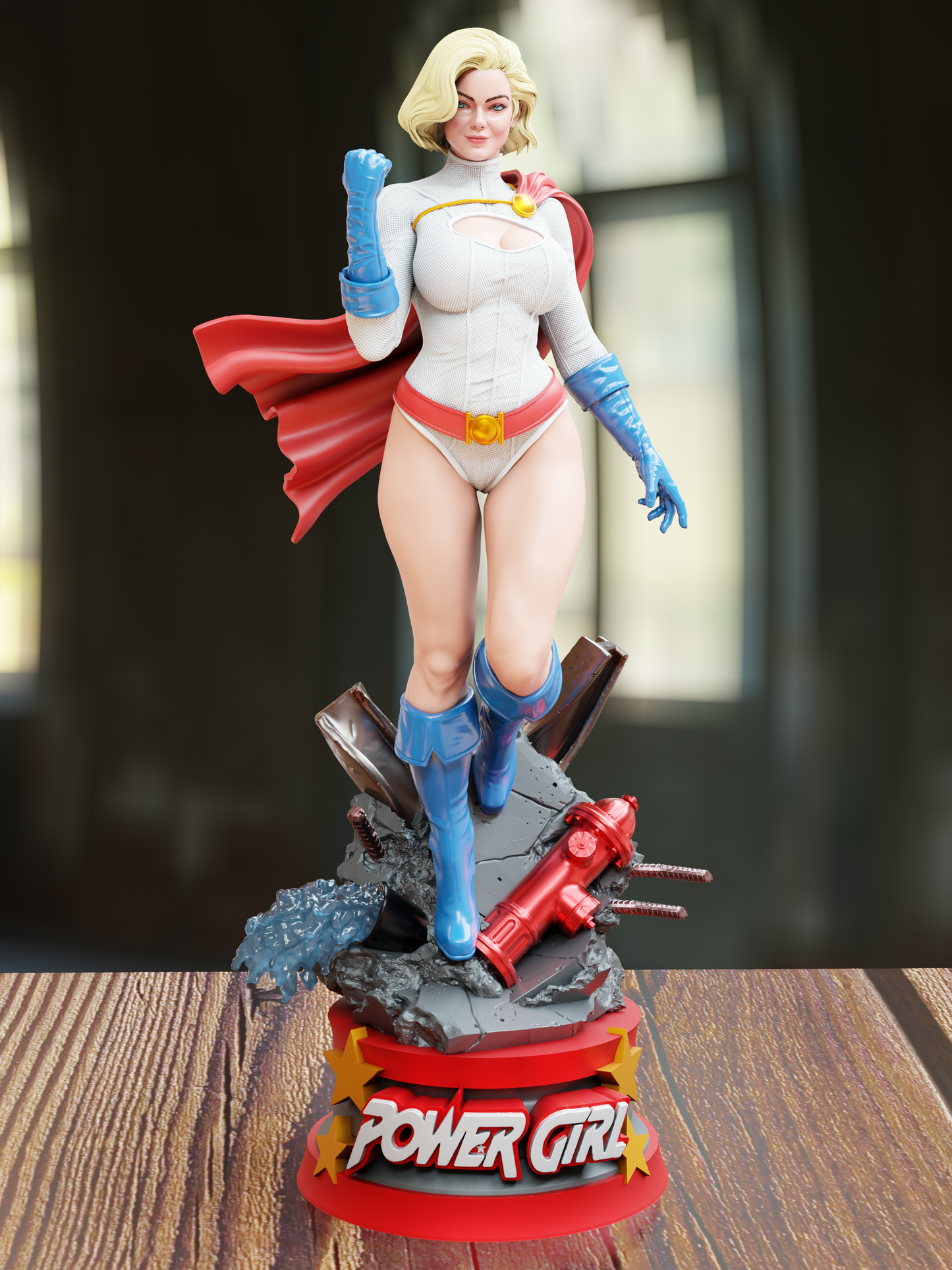 0501 Power Girl NSFW - DC Comics (2106) - STL 3D Print Files