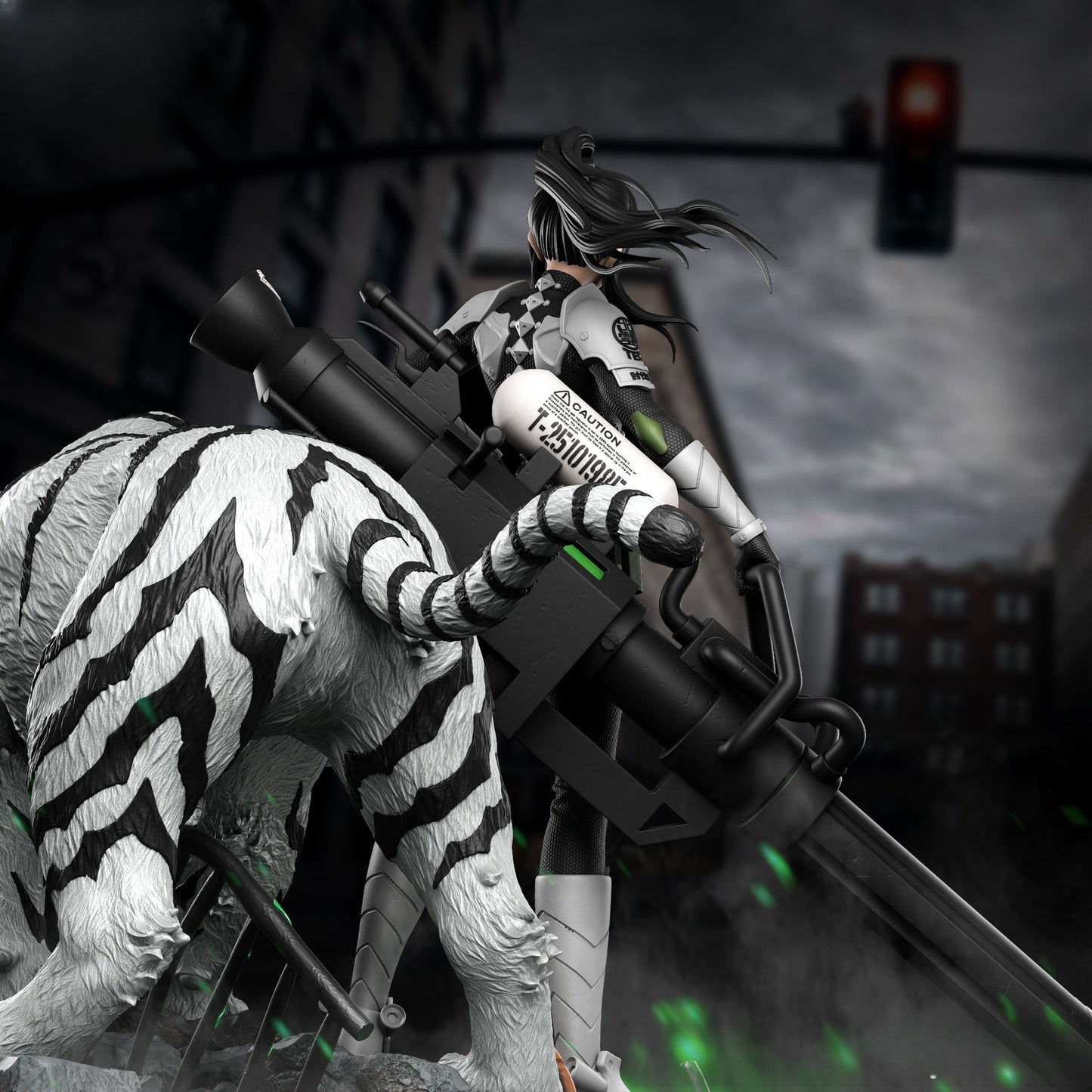 0397 Mina Ashiro and Bakko - STL 3D Print Files