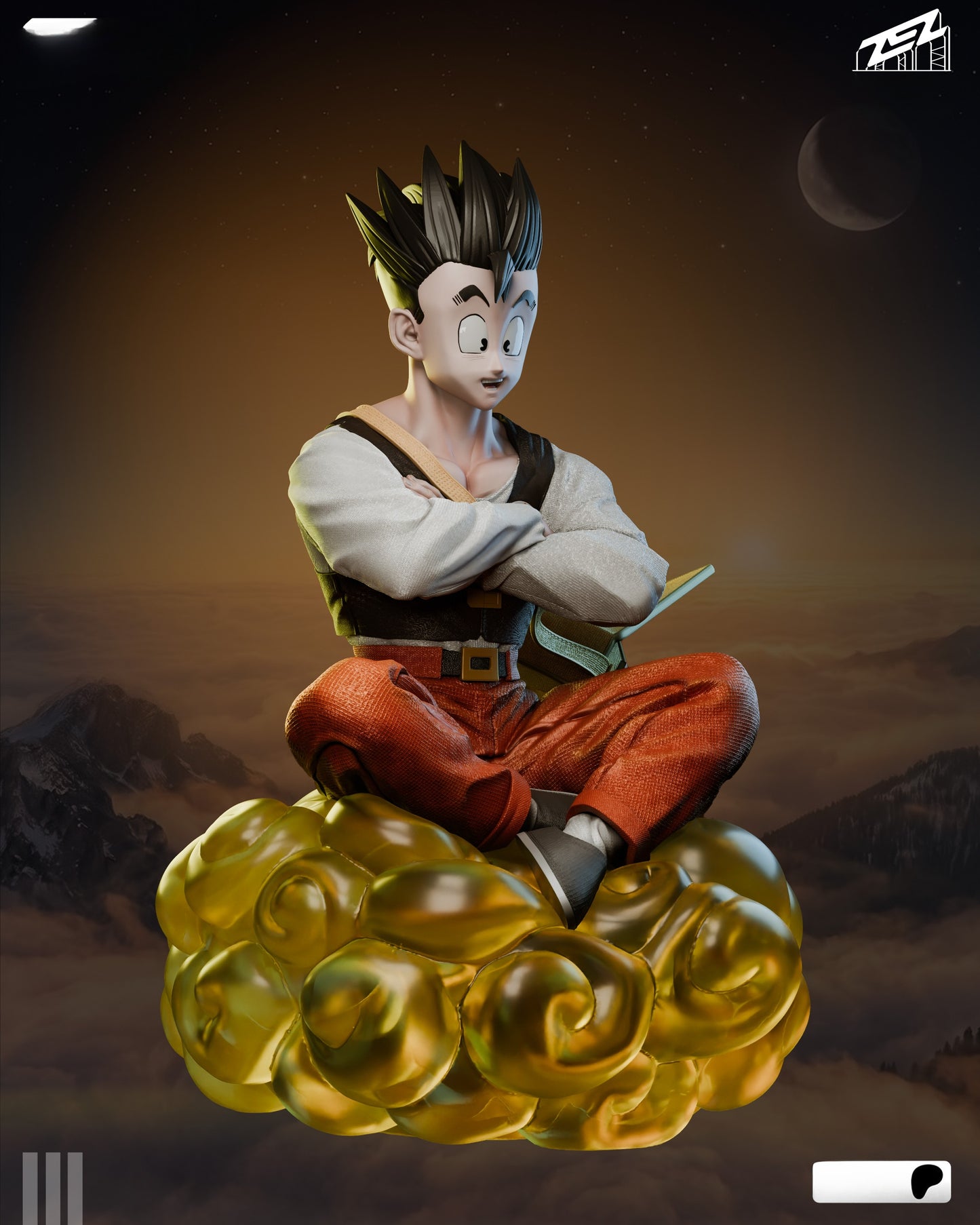 1639 Gohan_Dragon Ball Z - STL 3D Print Files