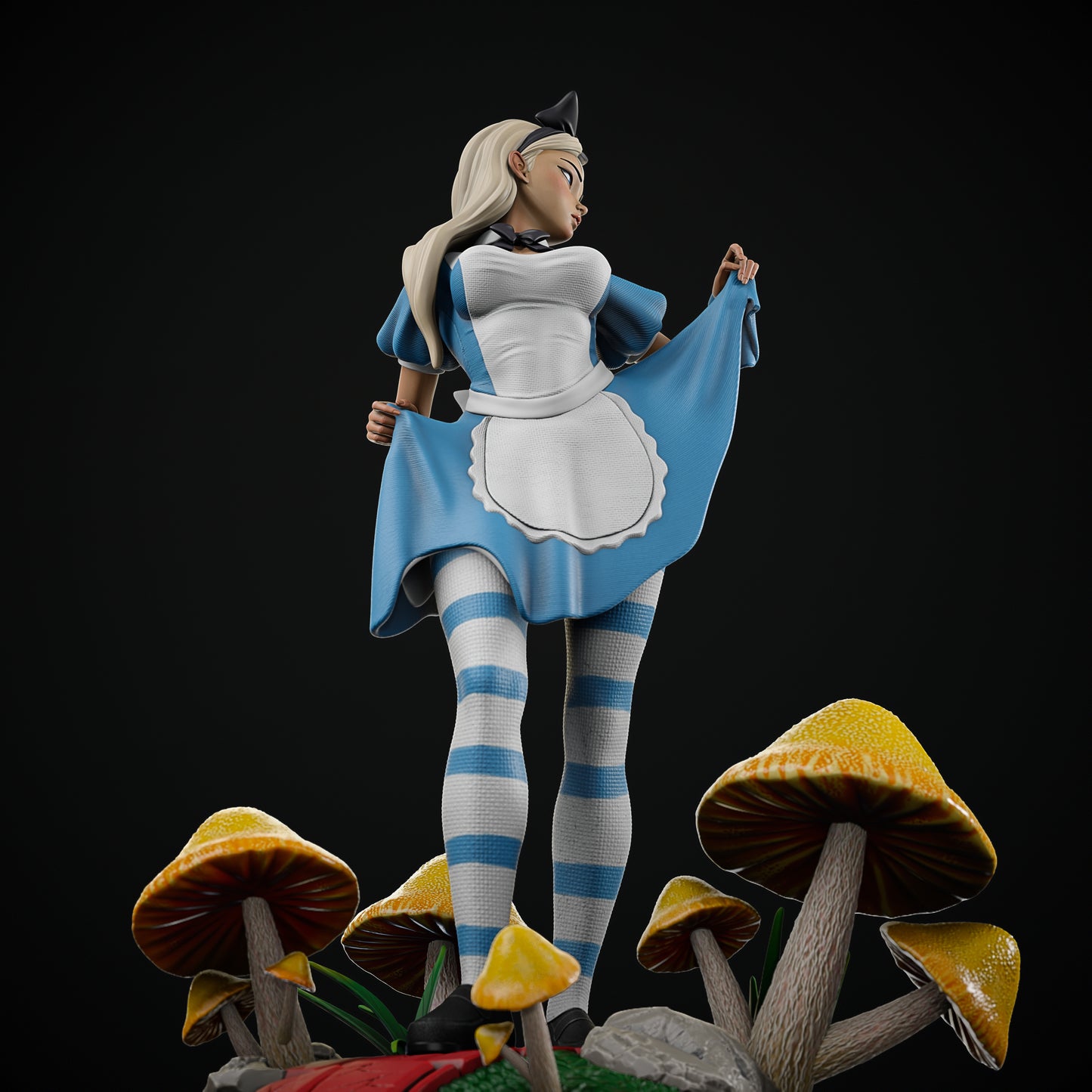 1585 Alice in Wonderland - STL 3D Print Files