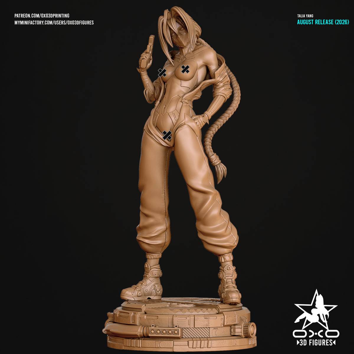 1872 Talia Yang_Cyberpunk - STL 3D Print Files