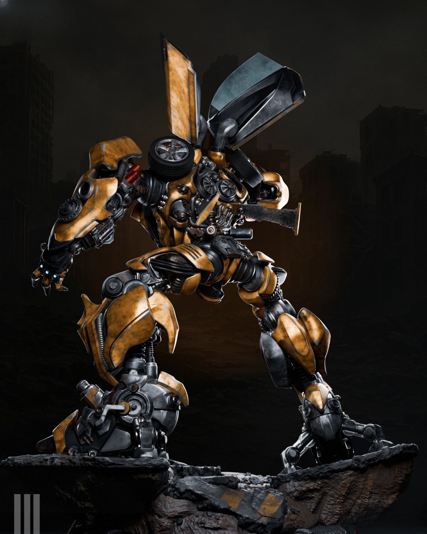 0506 Bumblebee - Transformers (4032) - STL 3D Print Files