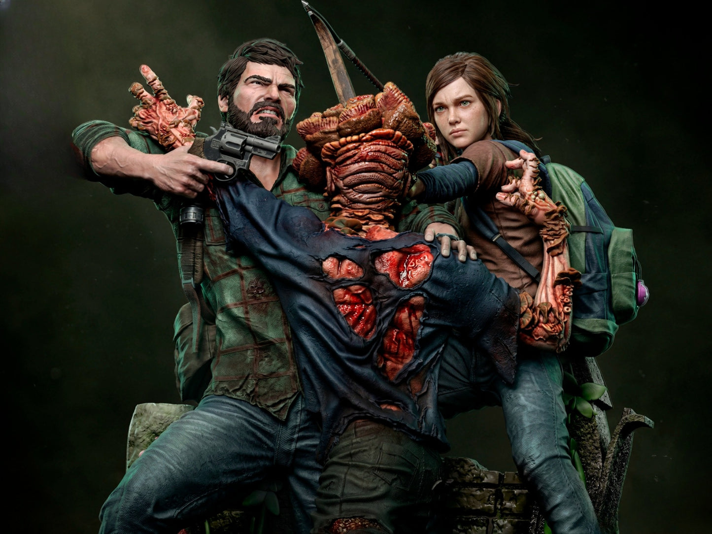 1362 Diorama The Last of Us - STL 3D Print Files