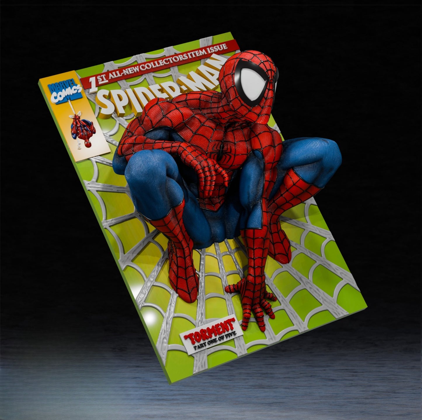 1422 Spiderman Concert Poster - STL 3D Print Files