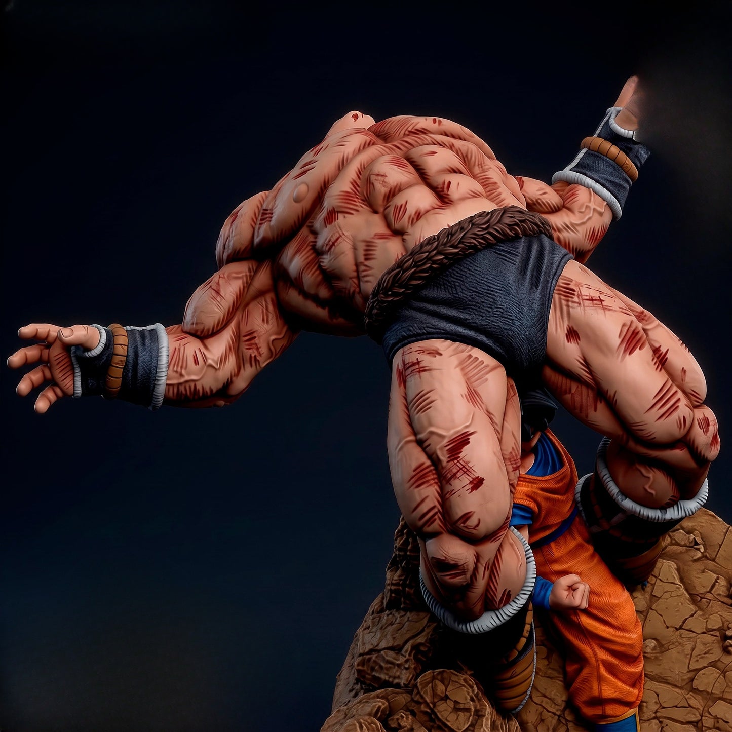 1553 Goku Nappa_Dragon Ball - STL 3D Print Files