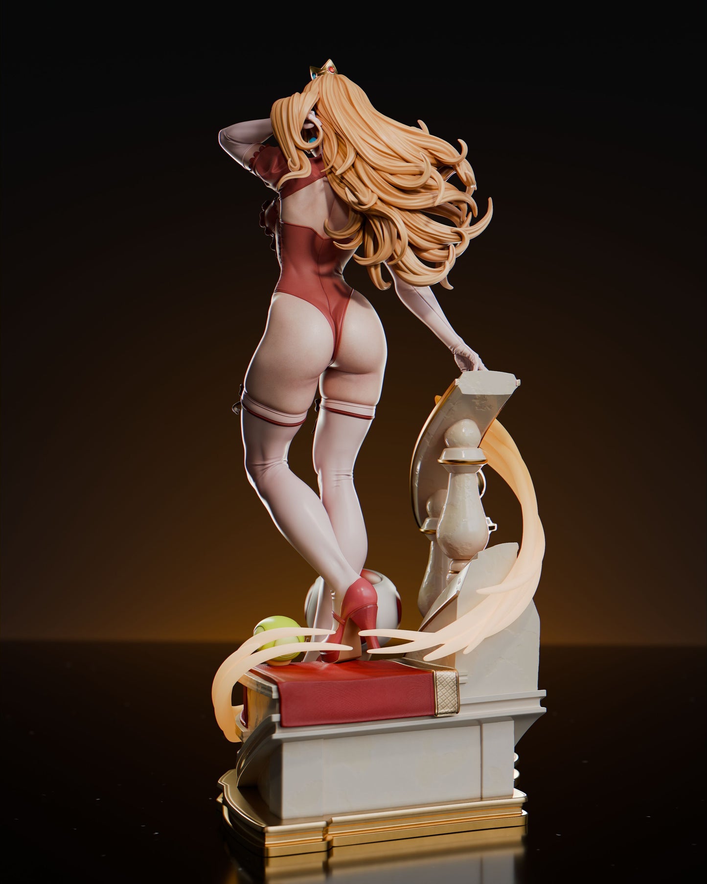 0593 Princess Peach - STL 3D Print Files
