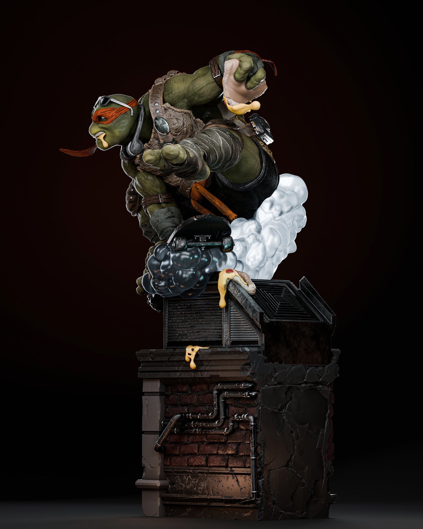 0940 Michelangelo - TMNT (2517) - STL 3D Print Files