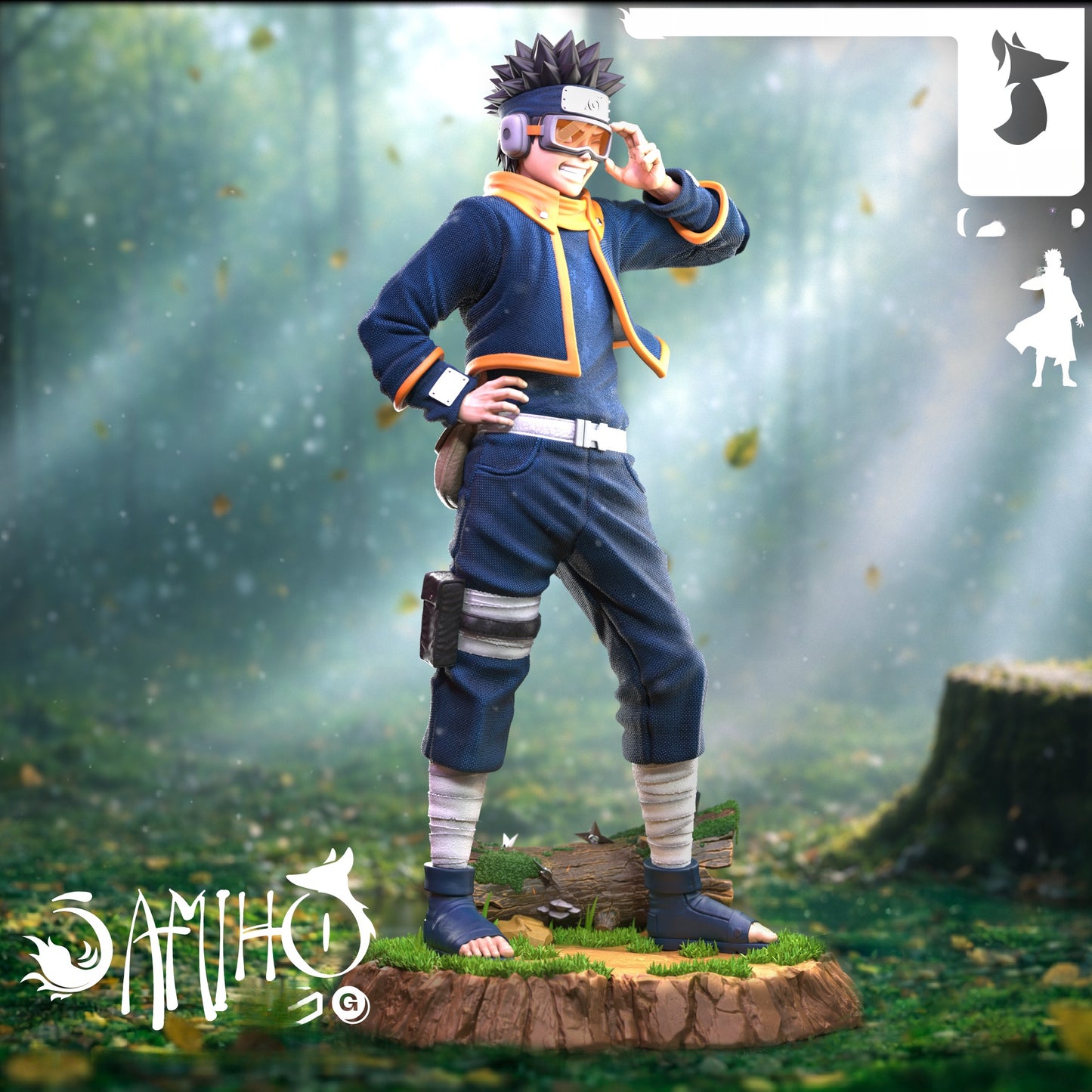 1432 Young Uchiha Obito_Naruto - STL 3D Print Files