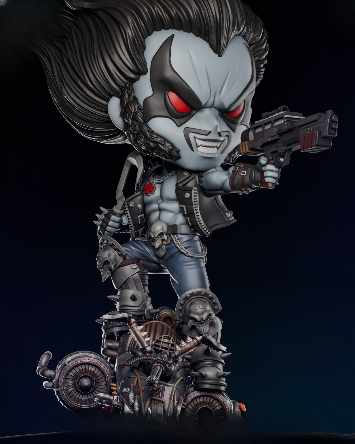 0619 Lobo Chibi - STL 3D Print Files