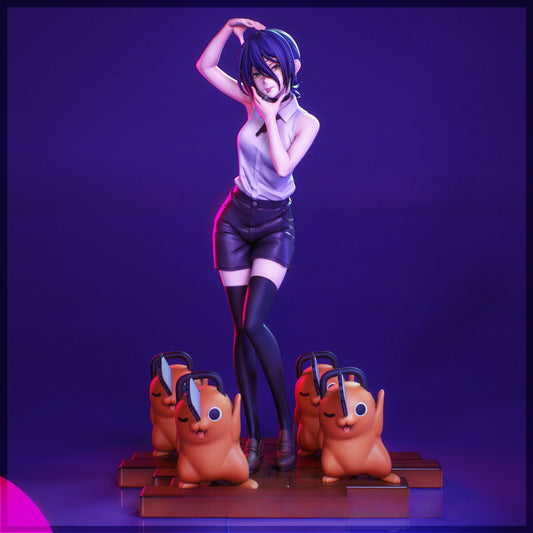 0531 Reze_Chainsaw Man - STL 3D Print Files