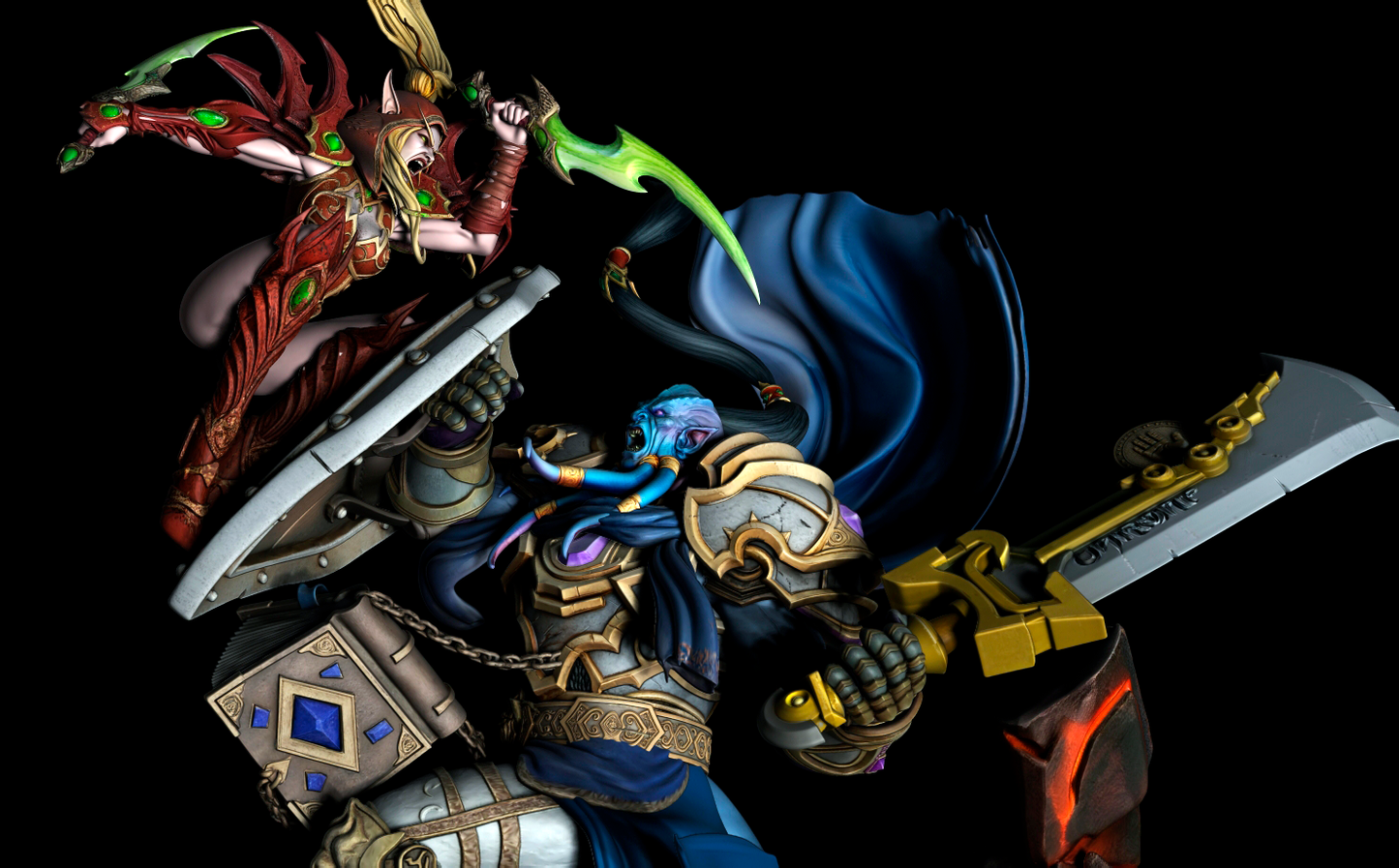 1296 Vindicator Maraad_Valeera Sanguinar - STL 3D Print File