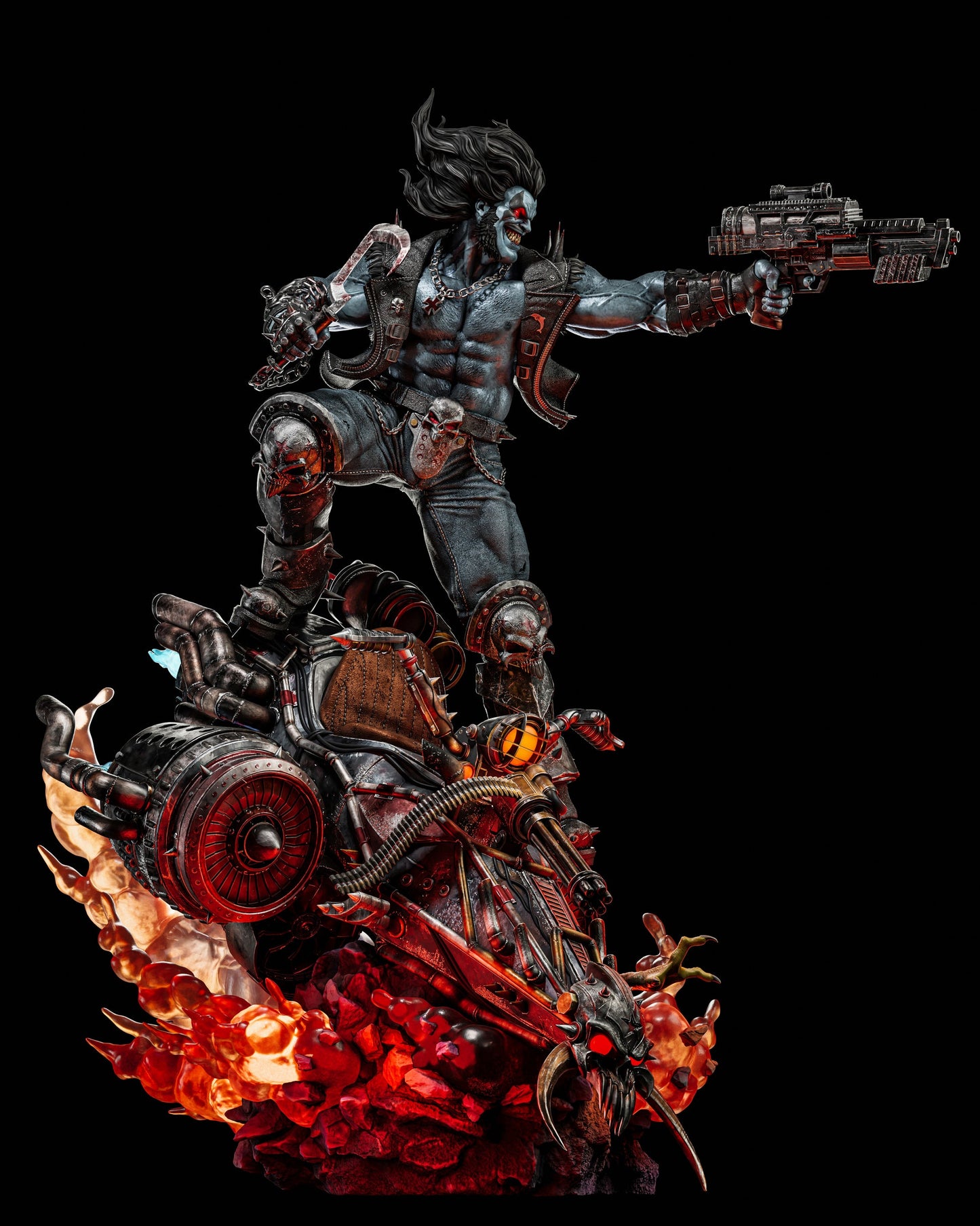 0988 Lobo - DC Comics (2351) - STL 3D Print Files