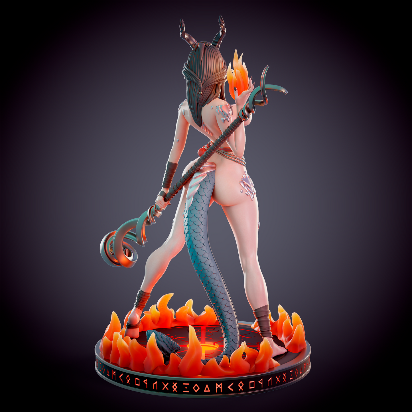 0214 Dragonborn fire priest - STL 3D Print Files