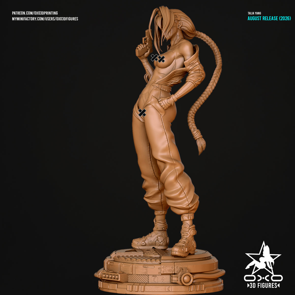 1872 Talia Yang_Cyberpunk - STL 3D Print Files