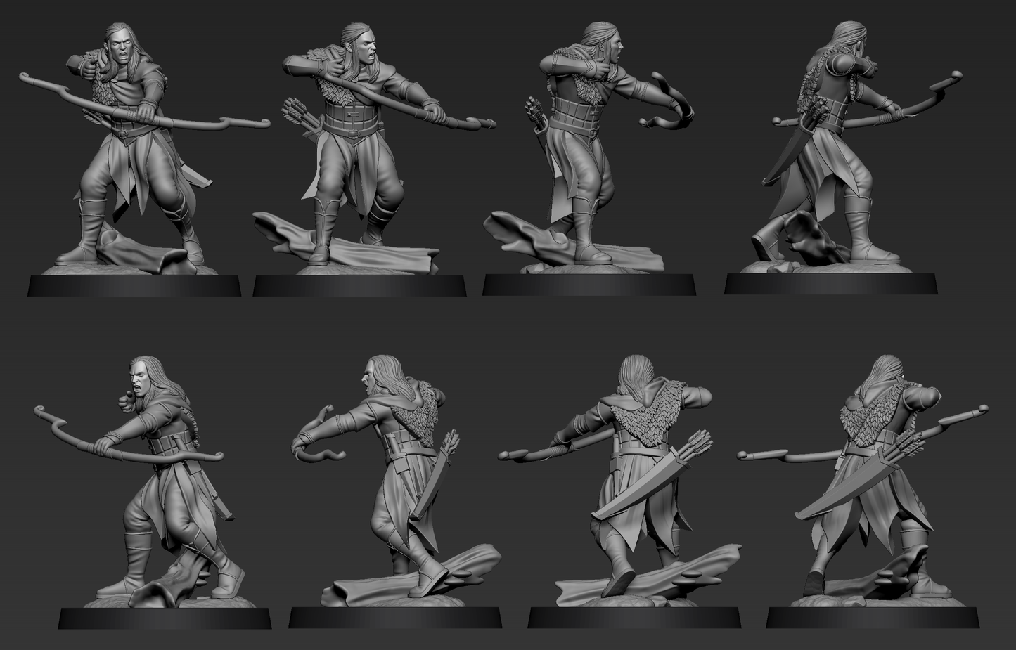 0695 Wood Elves Army Bundle - STL 3D Print Files
