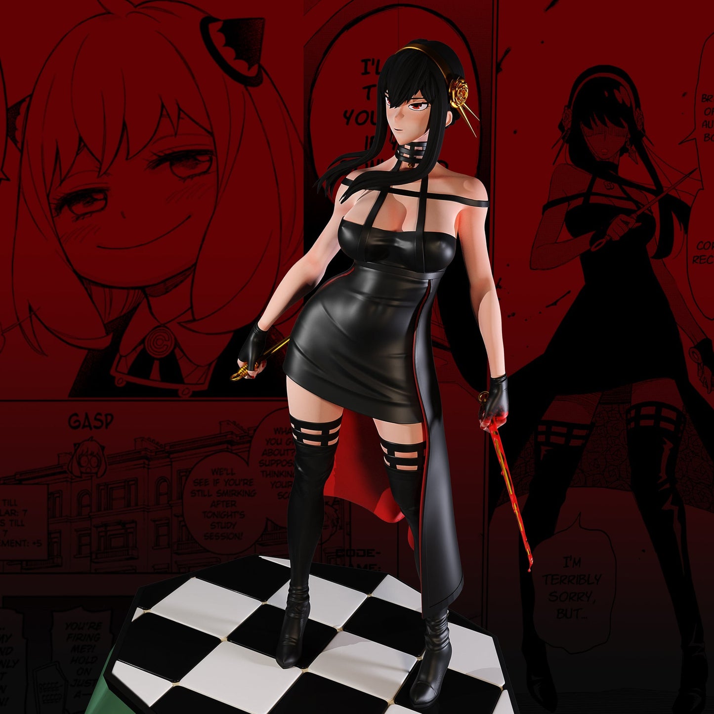 0705 Yor Forger NSFW and Anya Forger - Spy x Family (1364) - STL 3D Print Files