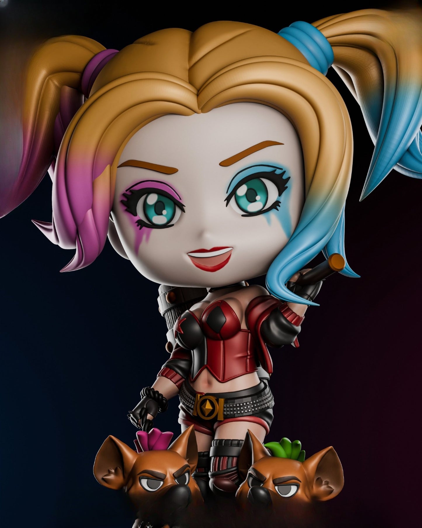 0579 Harley Quinn Chibi - STL 3D Print Files