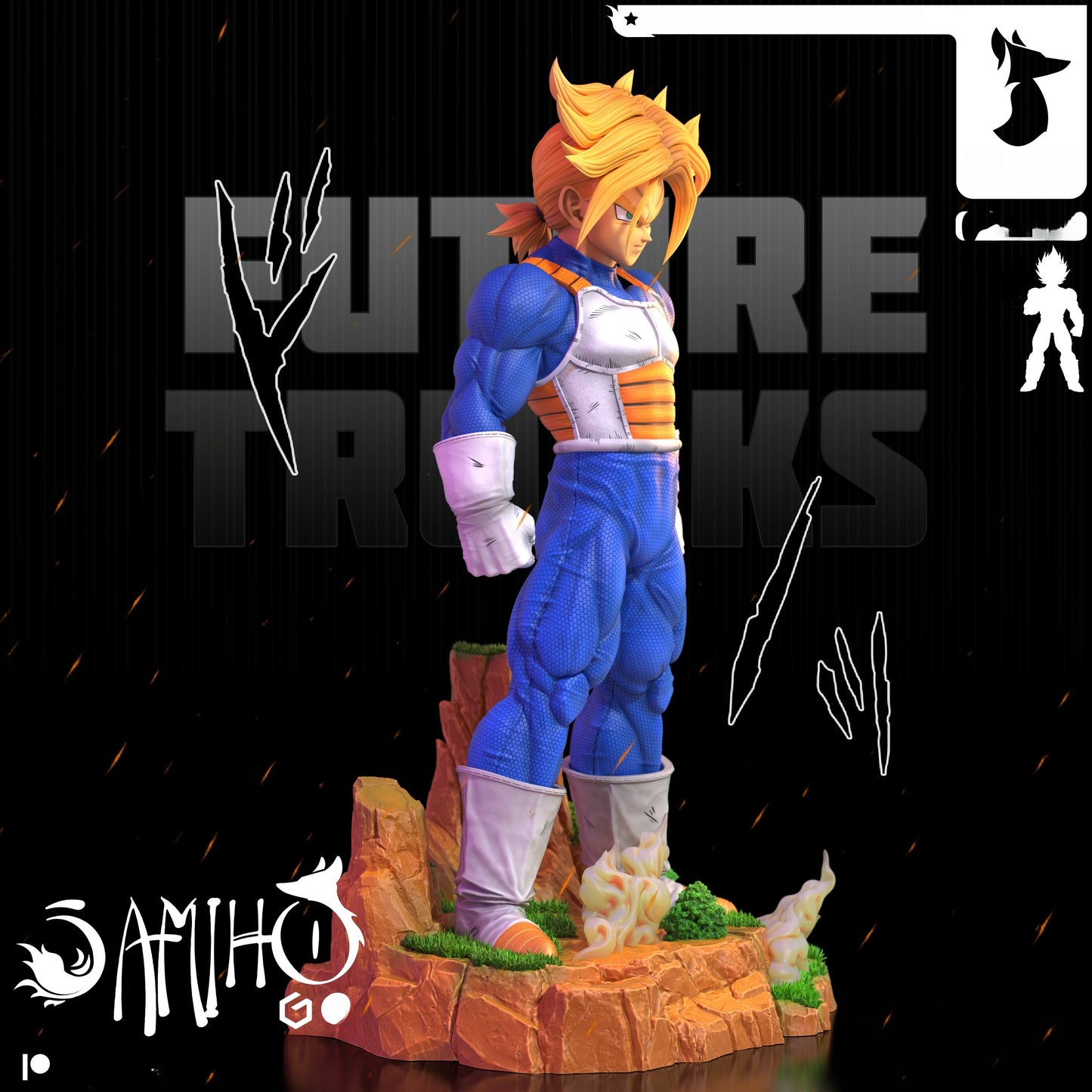 1431 Future Trunks_Dragon Ball - STL 3D Print Files