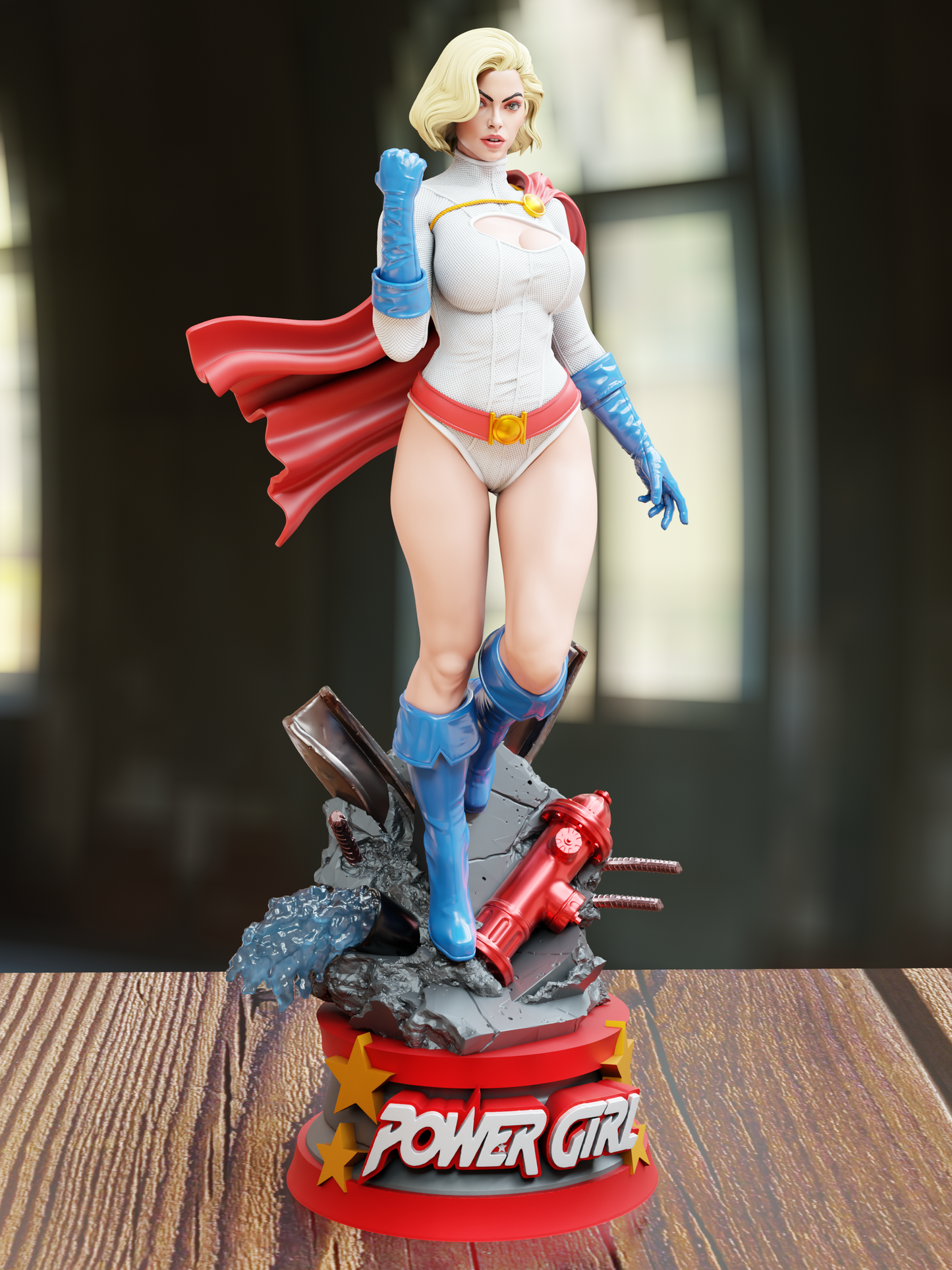 0501 Power Girl NSFW - DC Comics (2106) - STL 3D Print Files