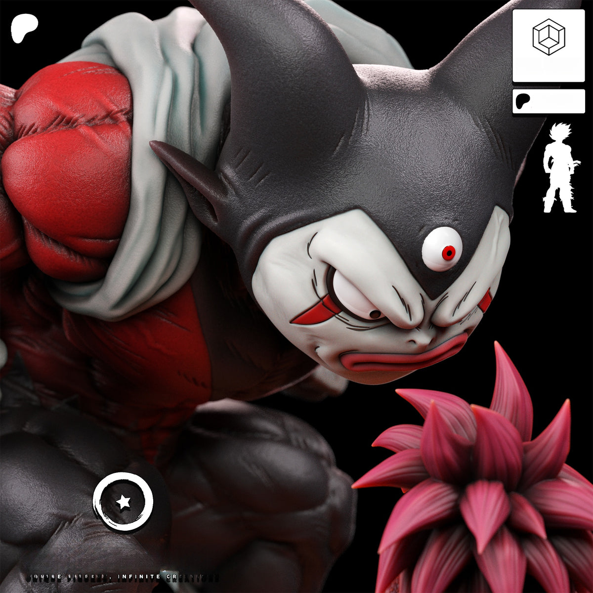 1763 Goku vs Gomah_Dragon Ball Daima - STL 3D Print Files