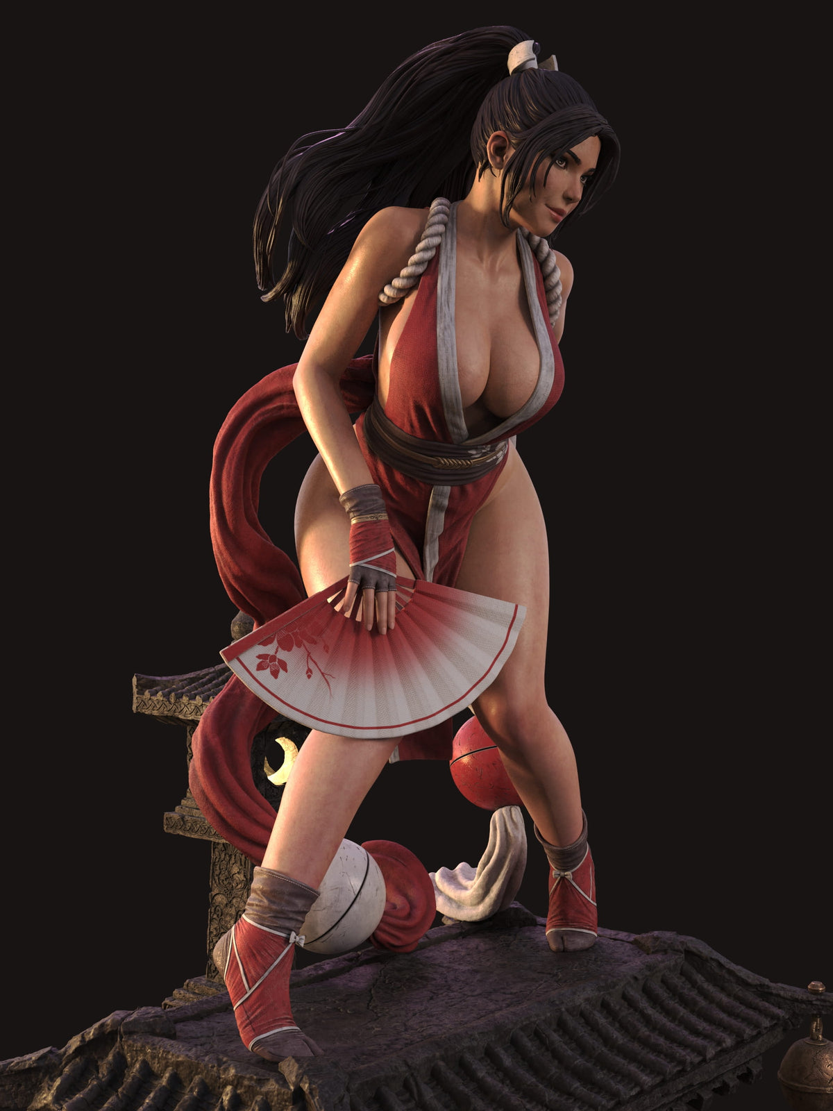 1733 Mai Shiranui_The King of Fighters - STL 3D Print Files