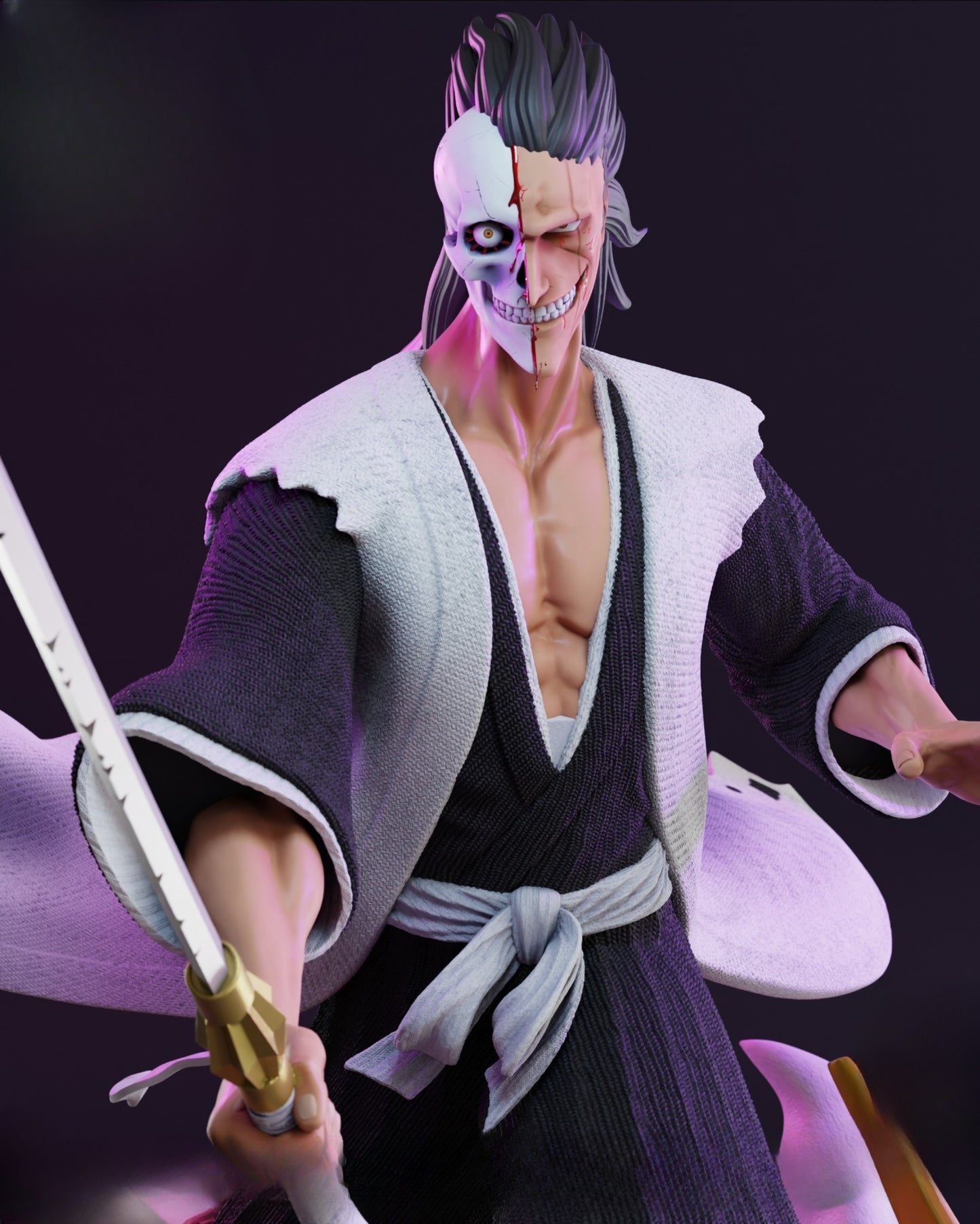 1239 Zaraki Kenpachi_Bleach - STL 3D Print File
