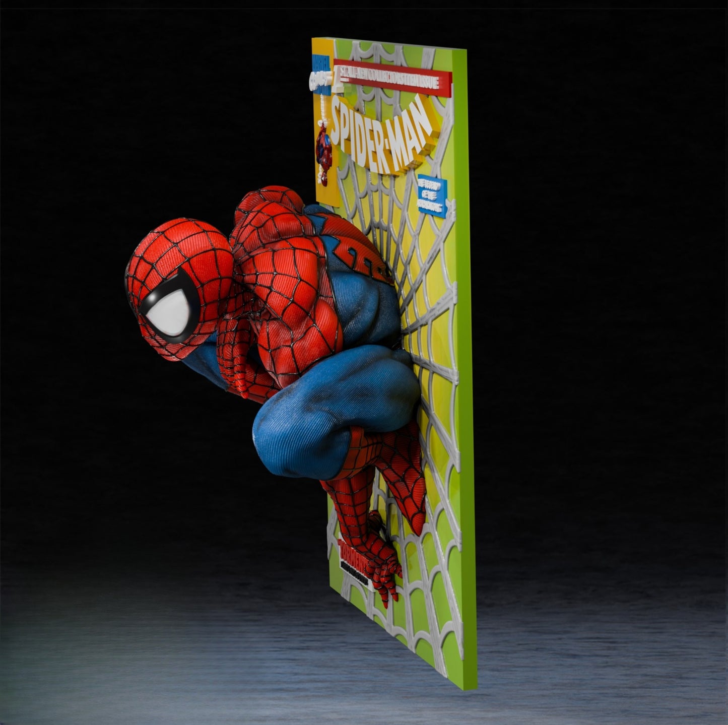 1422 Spiderman Concert Poster - STL 3D Print Files