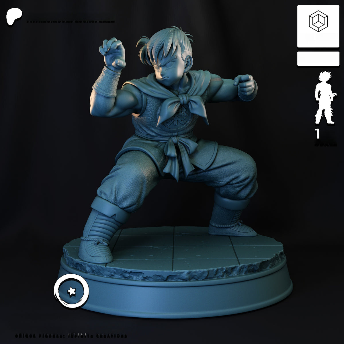1765 Yamcha_Dragon Ball - STL 3D Print Files