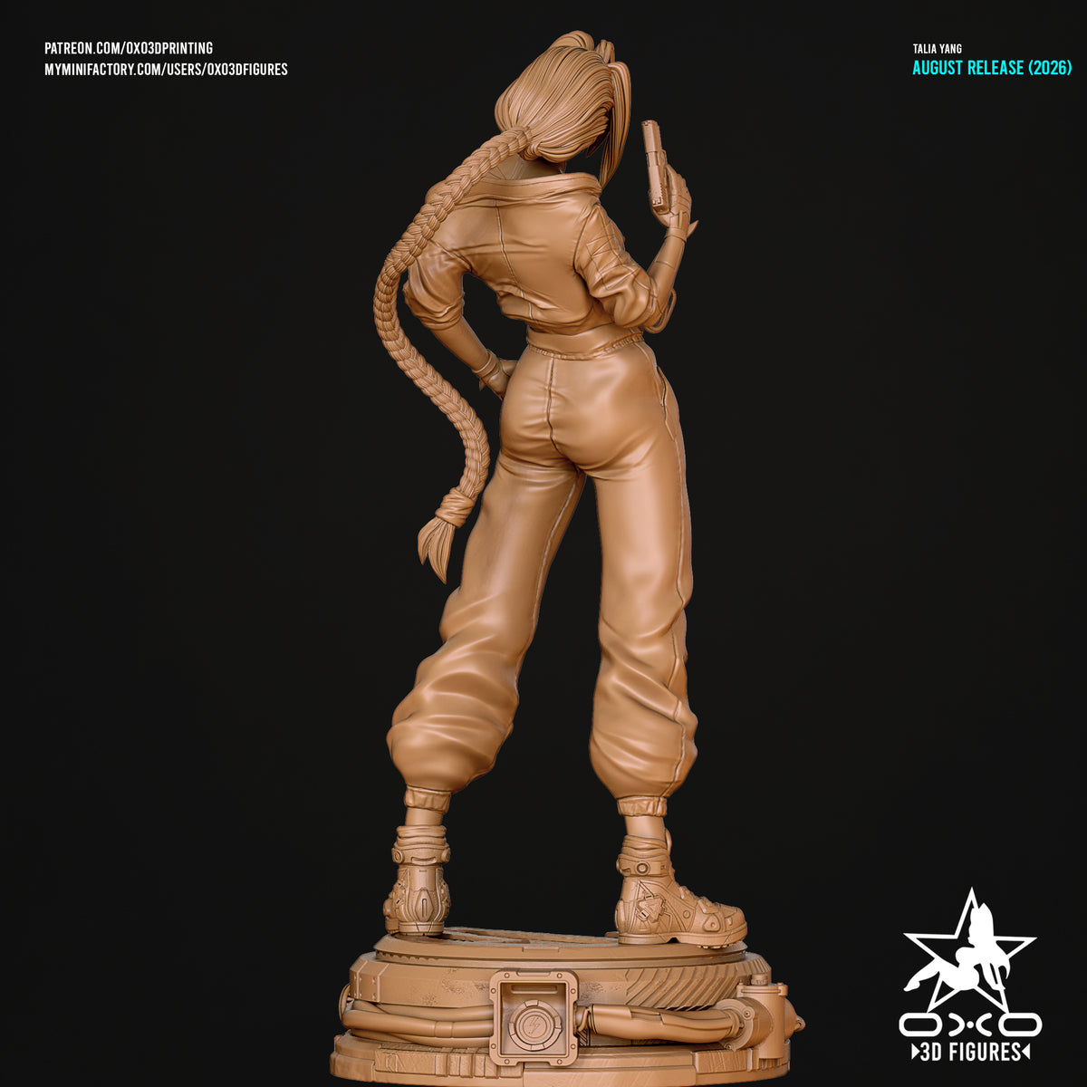 1872 Talia Yang_Cyberpunk - STL 3D Print Files