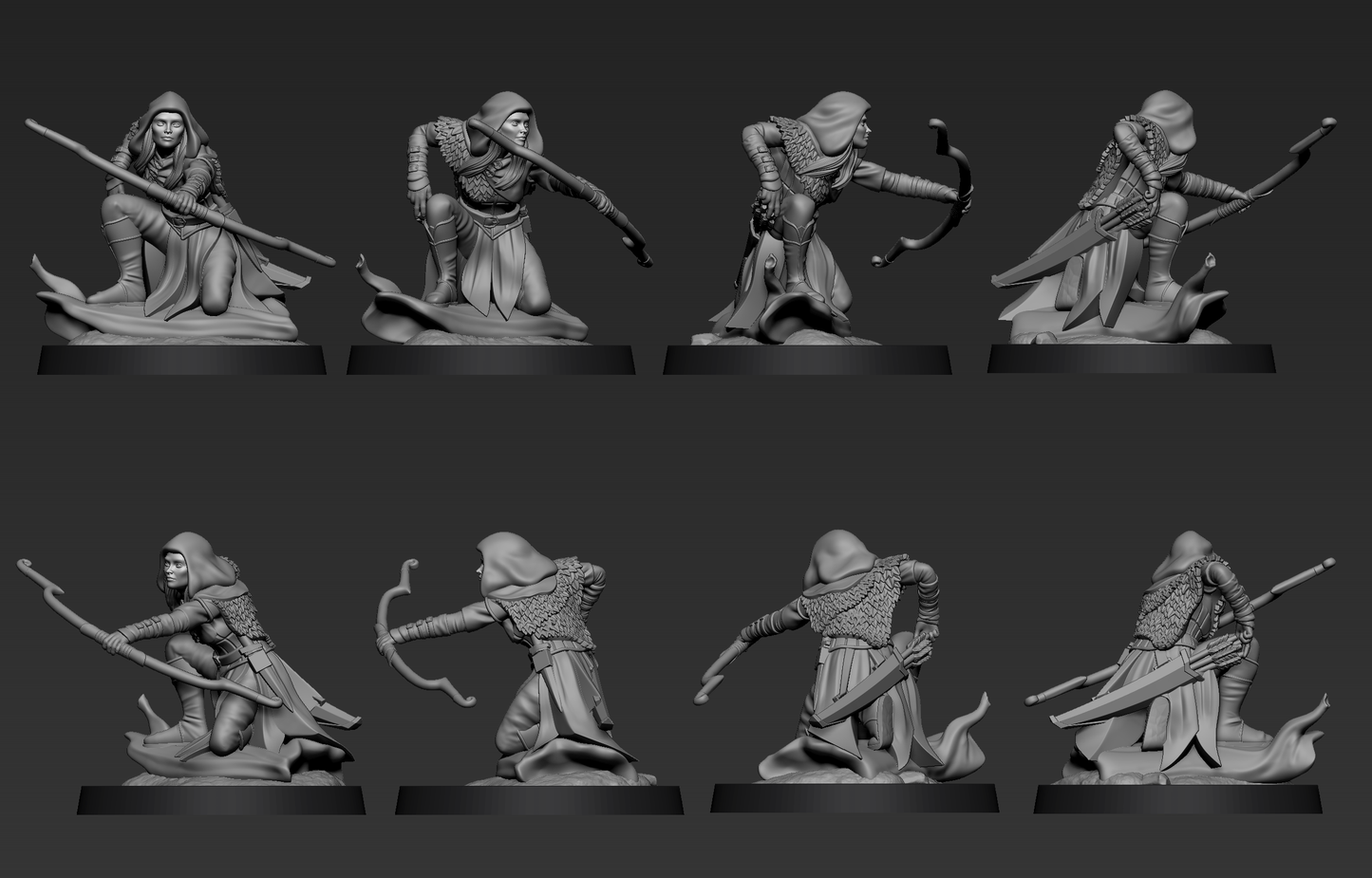 0695 Wood Elves Army Bundle - STL 3D Print Files